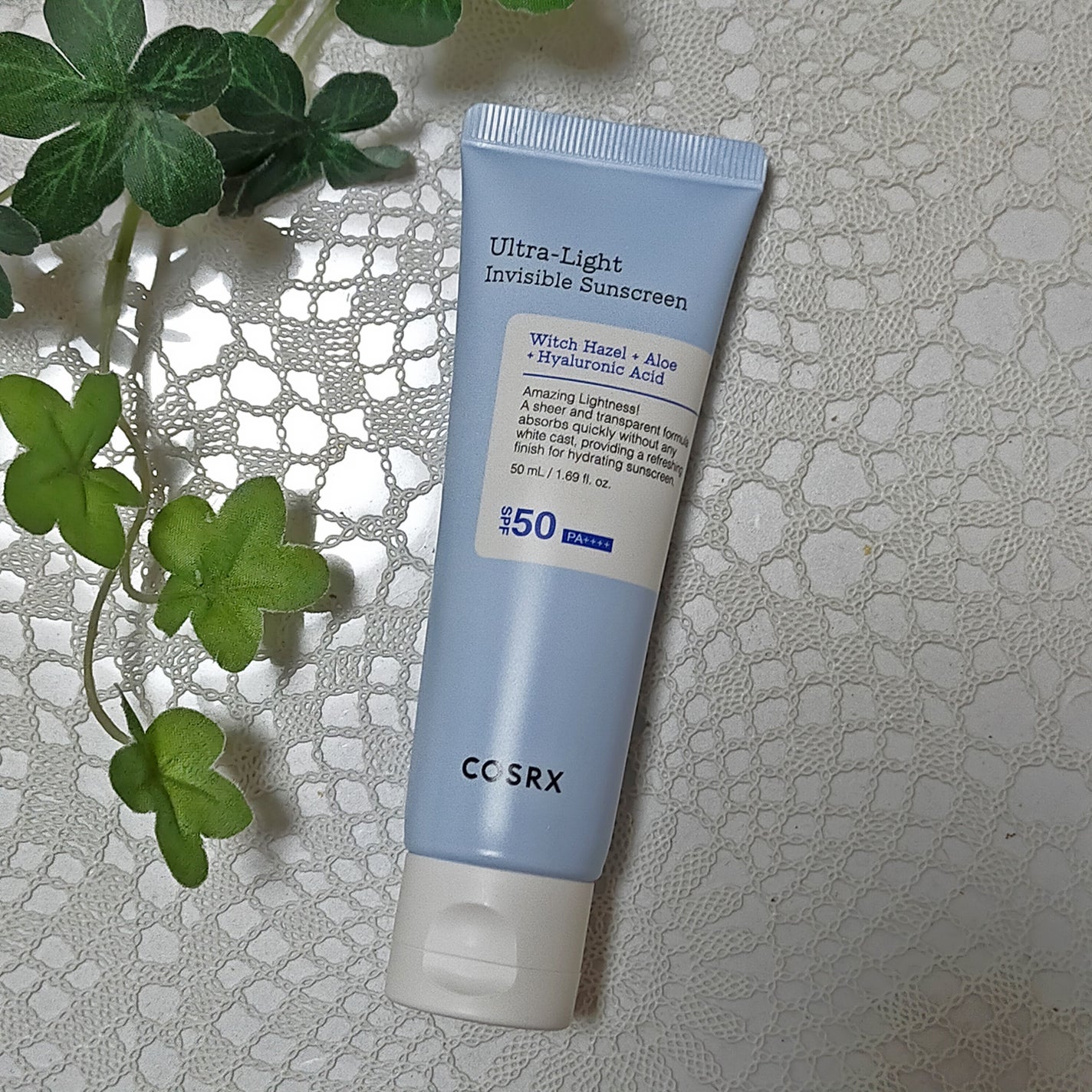 ウルトラライト透明UVクリーム/COSRX/日焼け止めクリームを使ったクチコミ(2枚目)