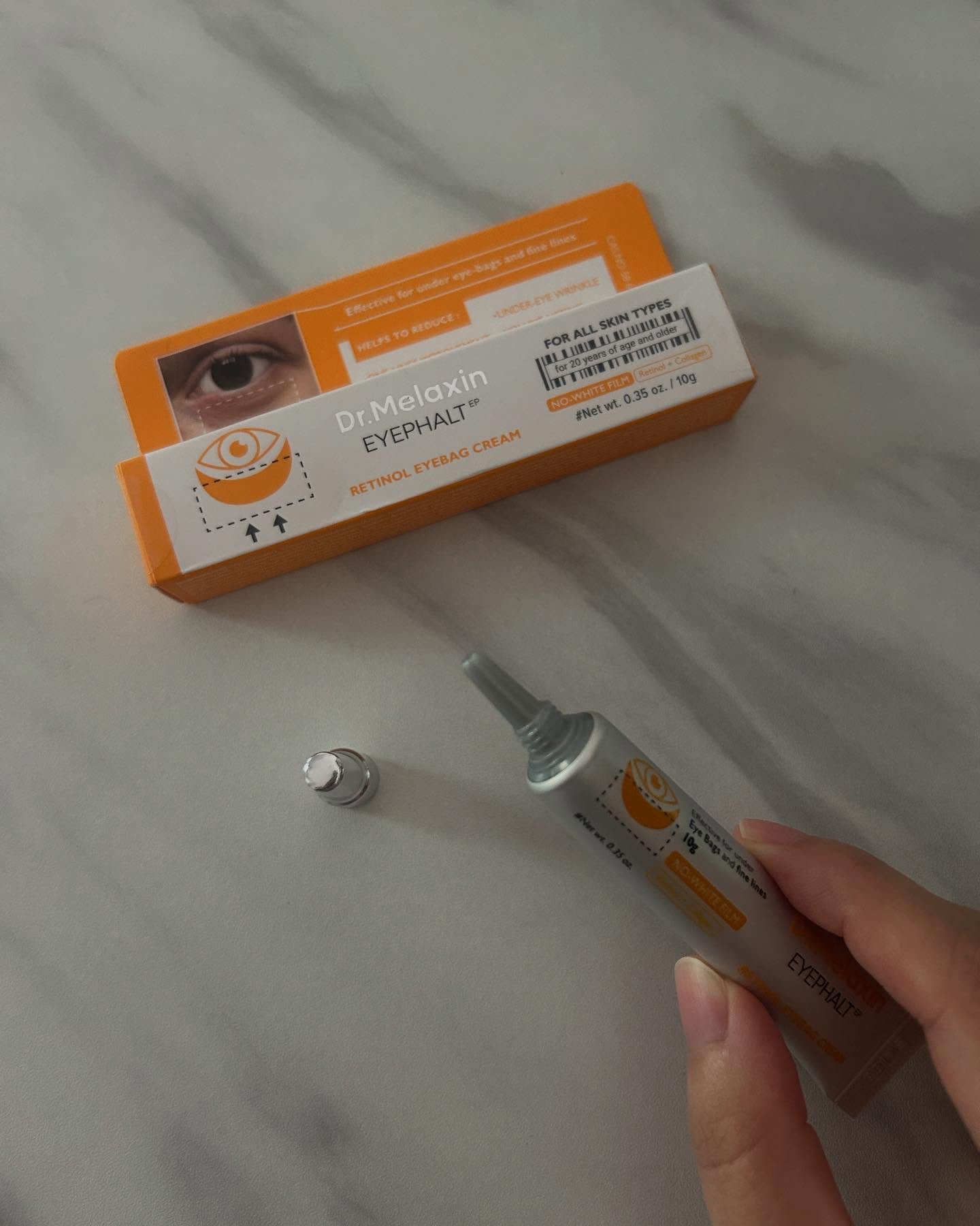 レチノールアイファルトアイバッククリーム/Dr.Melaxin/アイケア・アイクリームを使ったクチコミ（2枚目）