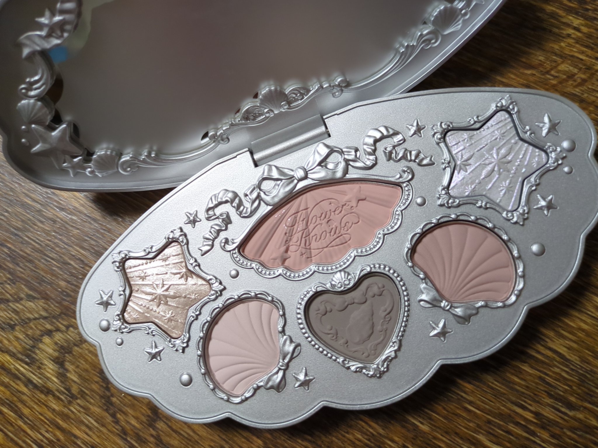 シェルズジュエルコレクション 6色アイシャドウパレット/FlowerKnows/アイシャドウパレットを使ったクチコミ（2枚目）