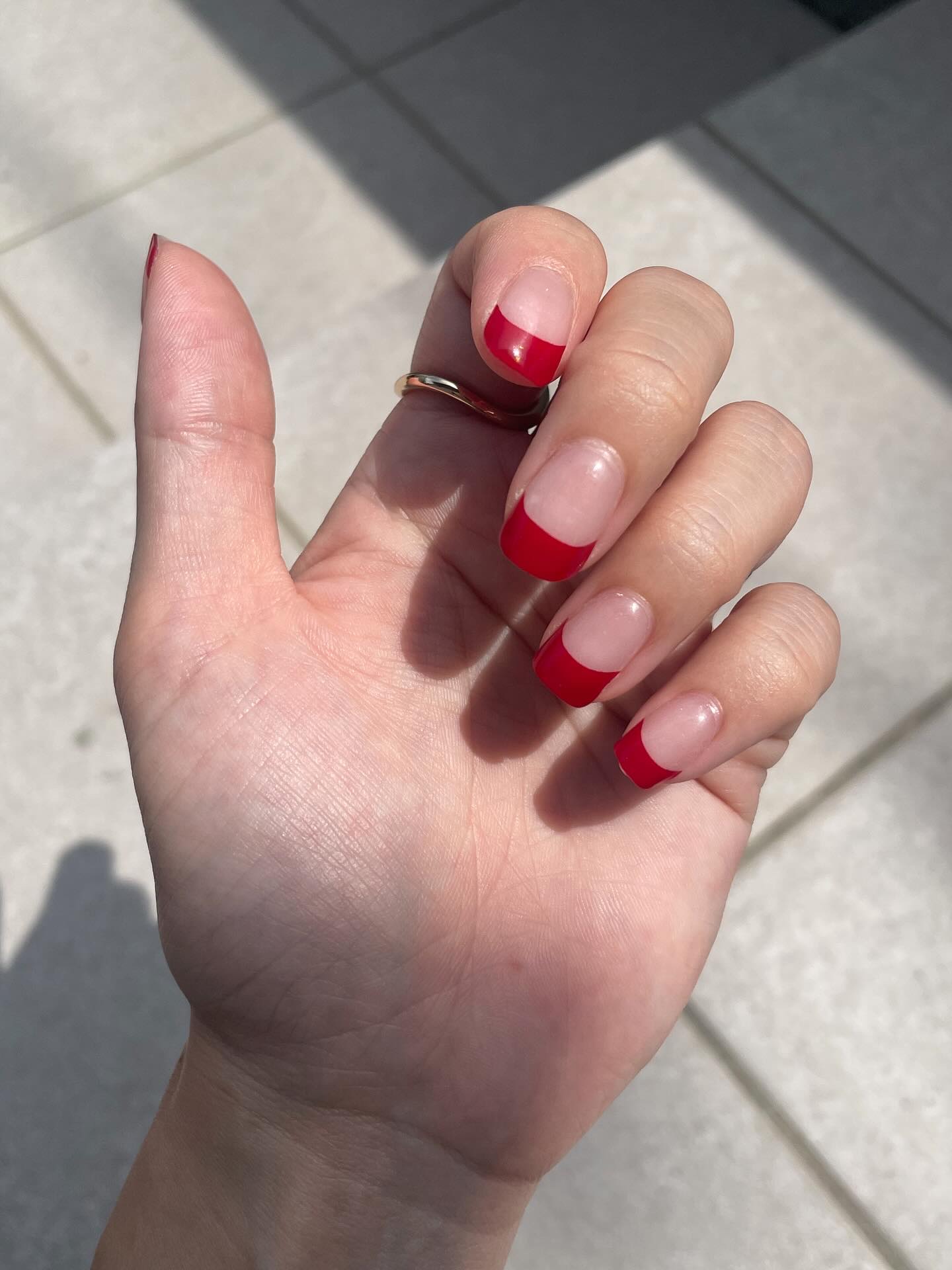 セミキュアジェルネイル（ハンド）/ohora/ネイルシールを使ったクチコミ（1枚目）