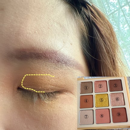 インザミラーアイパレット/Ririmew/アイシャドウパレットを使ったクチコミ(4枚目)