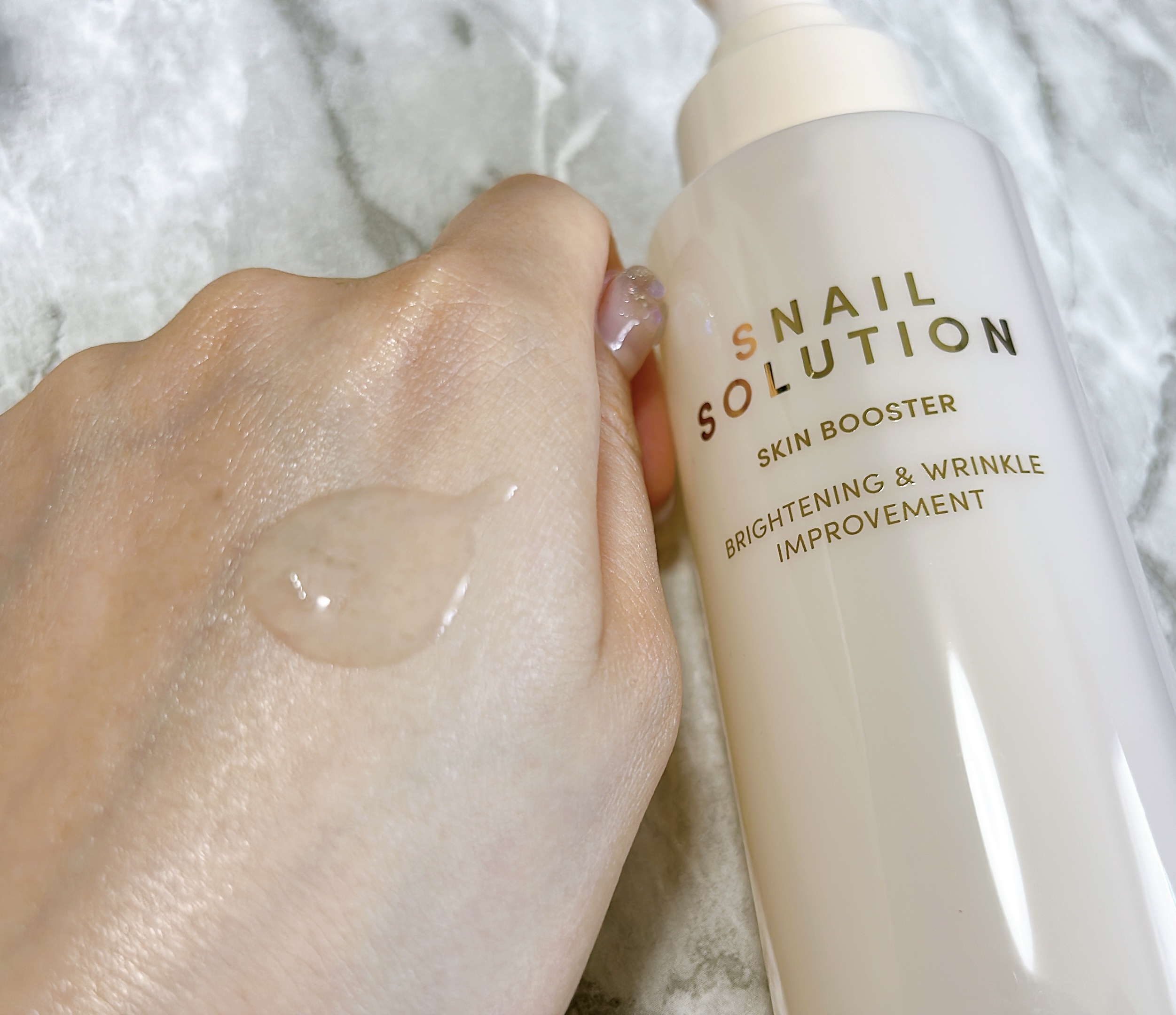 スネイルソリューション スキンブースター(R)/ネイチャーリパブリック/ブースター・導入液を使ったクチコミ（3枚目）