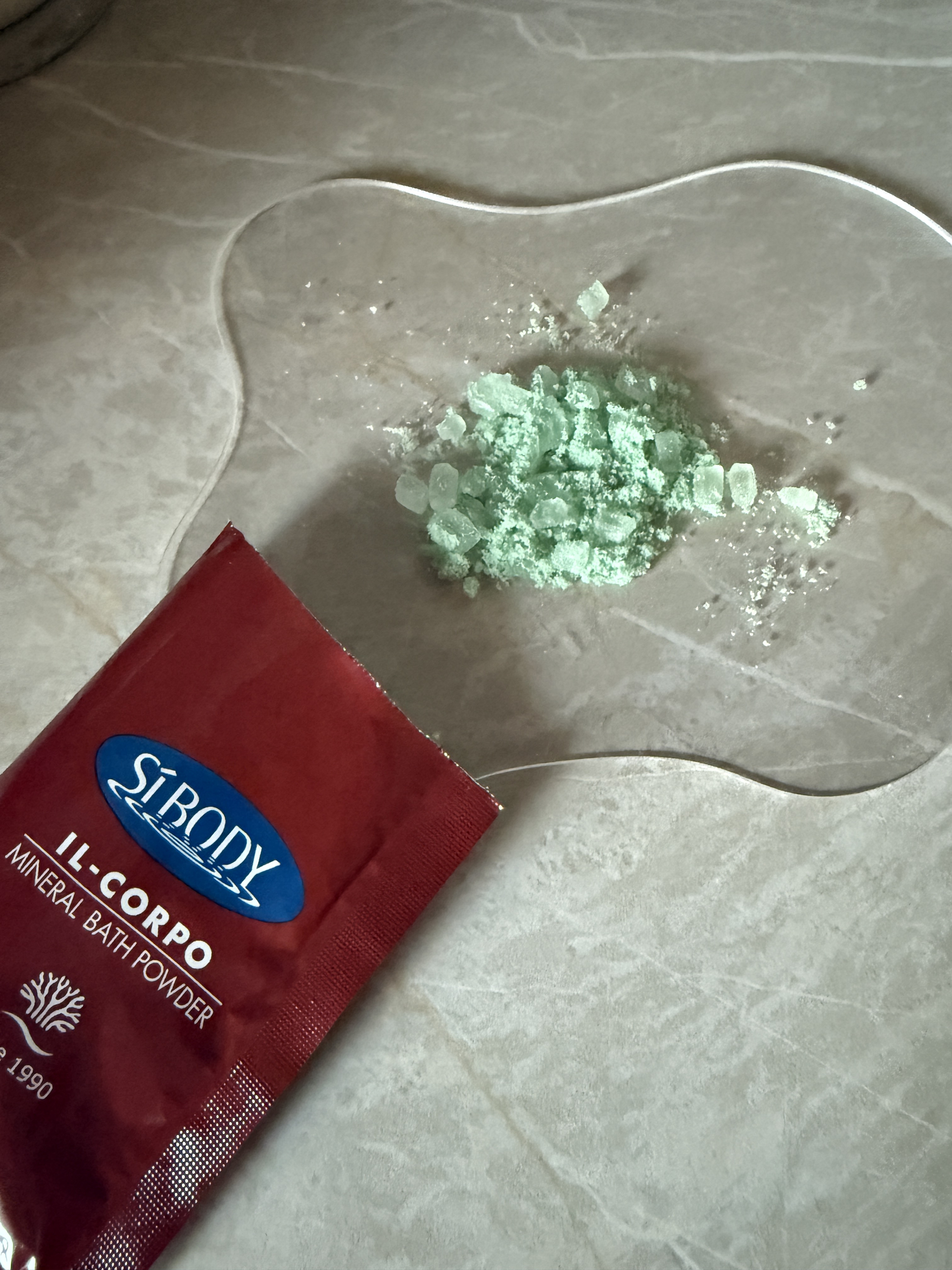 ミネラルバスパウダーオリジナル/イルコルポ/無機塩系入浴剤を使ったクチコミ（1枚目）