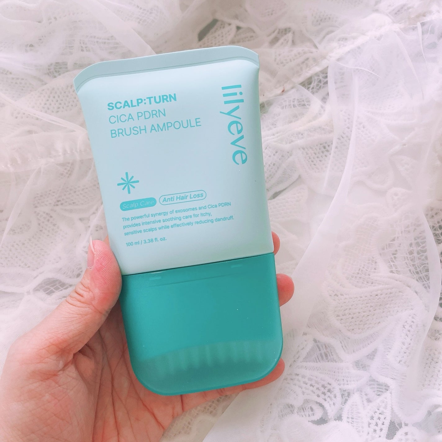 スカルプターンヘアアンプル/リリーイブ/頭皮ローションを使ったクチコミ(2枚目)