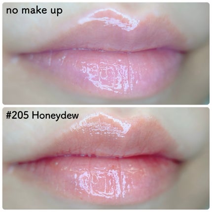 デュー ドロップ ティント 205 ハニーデュー/Coralhaze/リップティントを使ったクチコミ(2枚目)