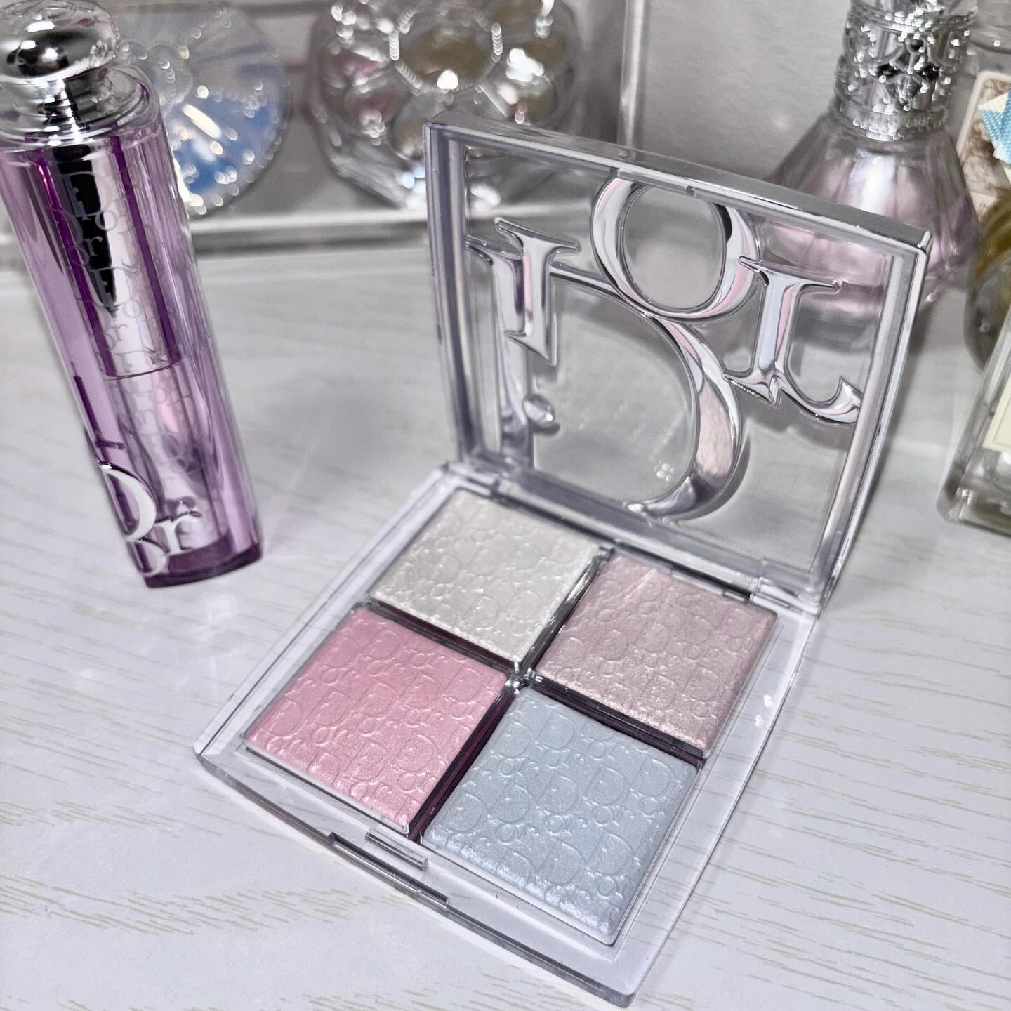 バックステージ ロージー グロウ スティック 063 ピンク ライラック/Dior/チークを使ったクチコミ（3枚目）