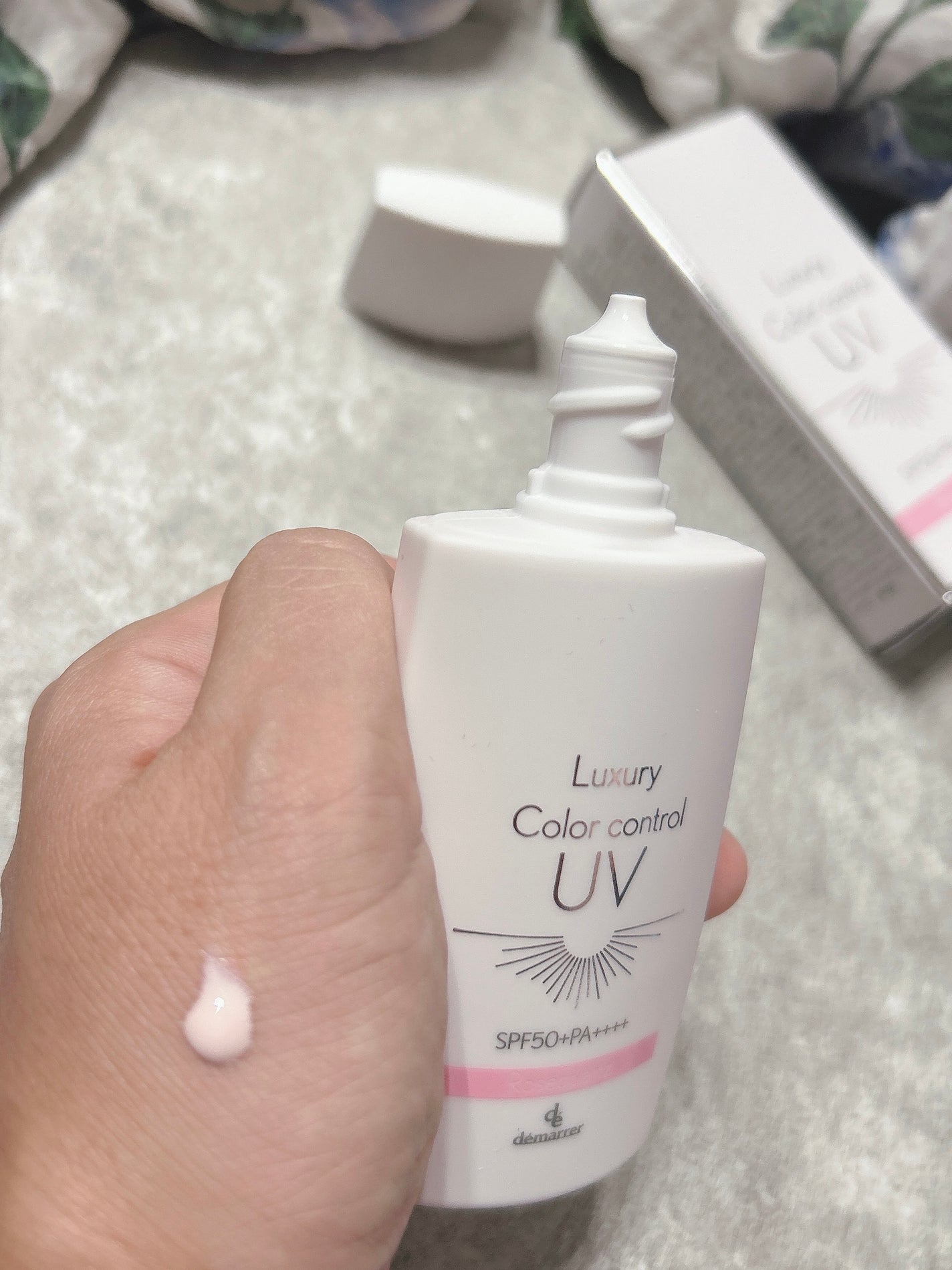 カラーコントロールUV/demarrer/化粧下地を使ったクチコミ(2枚目)