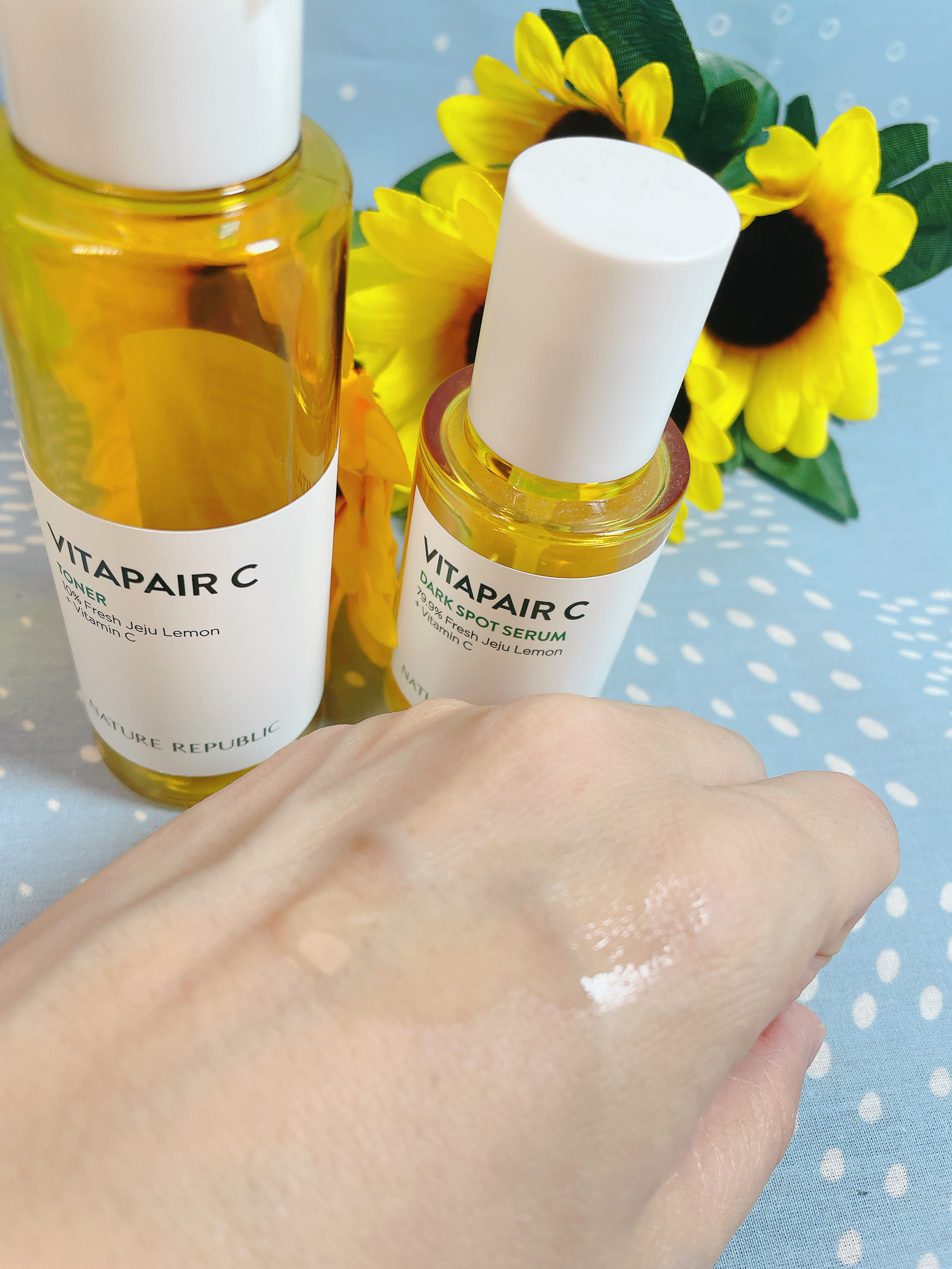 ビタペアC シミケアセラム/ネイチャーリパブリック/美容液を使ったクチコミ（2枚目）