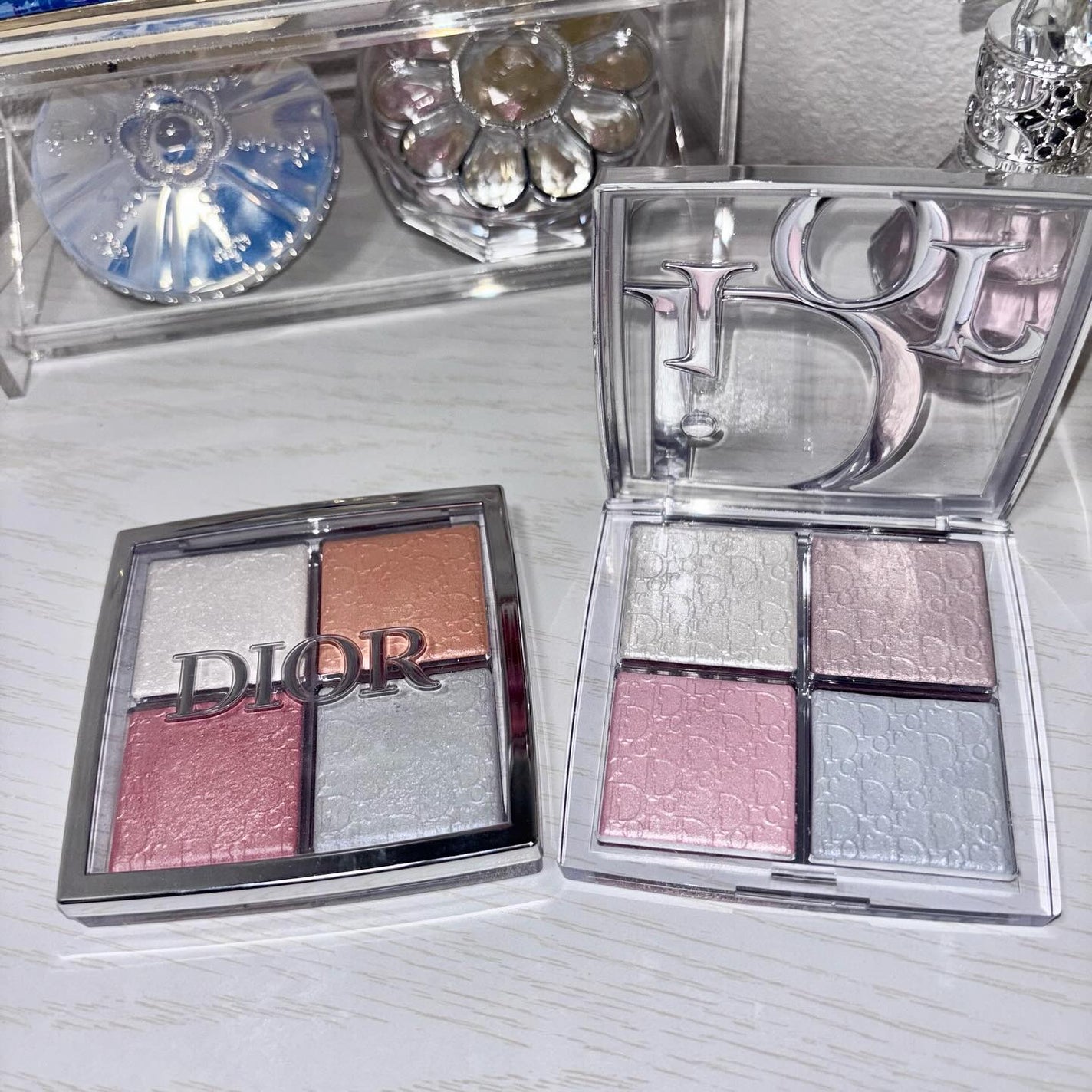 バックステージ グロウ マキシマイザー パレット/Dior/ハイライトを使ったクチコミ(5枚目)