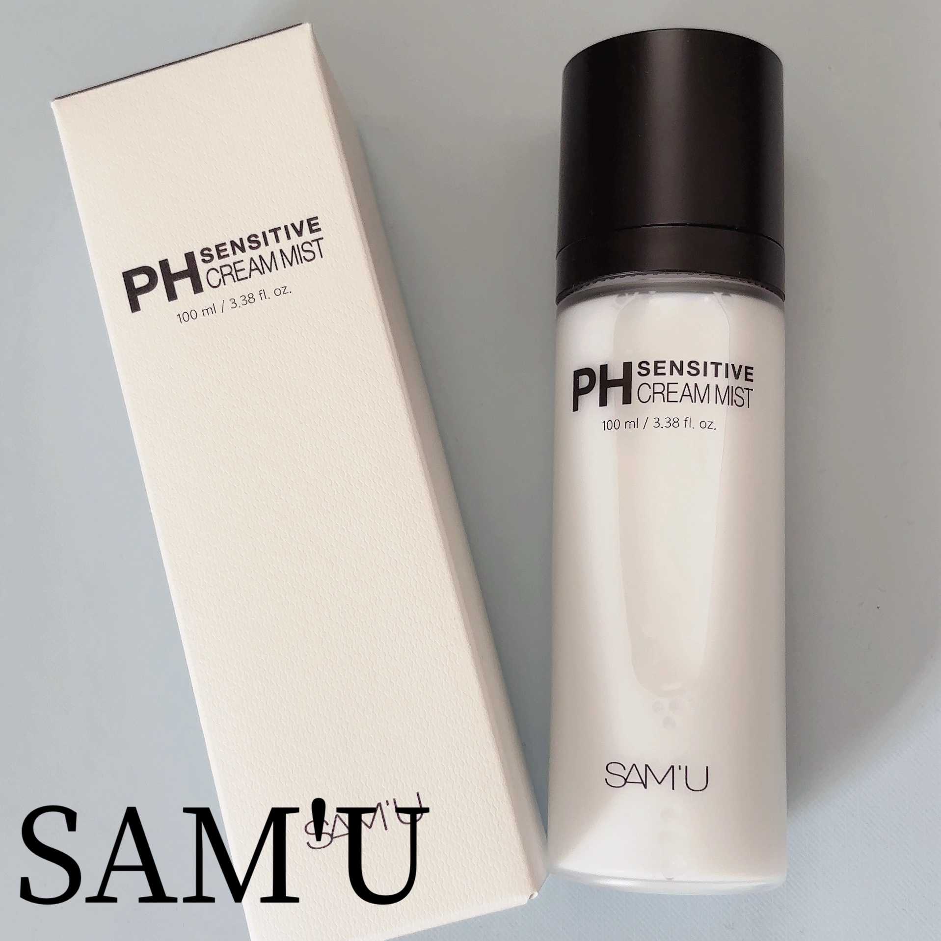 PHセンシティブクリームミスト/SAM'U/ミスト状化粧水を使ったクチコミ（1枚目）