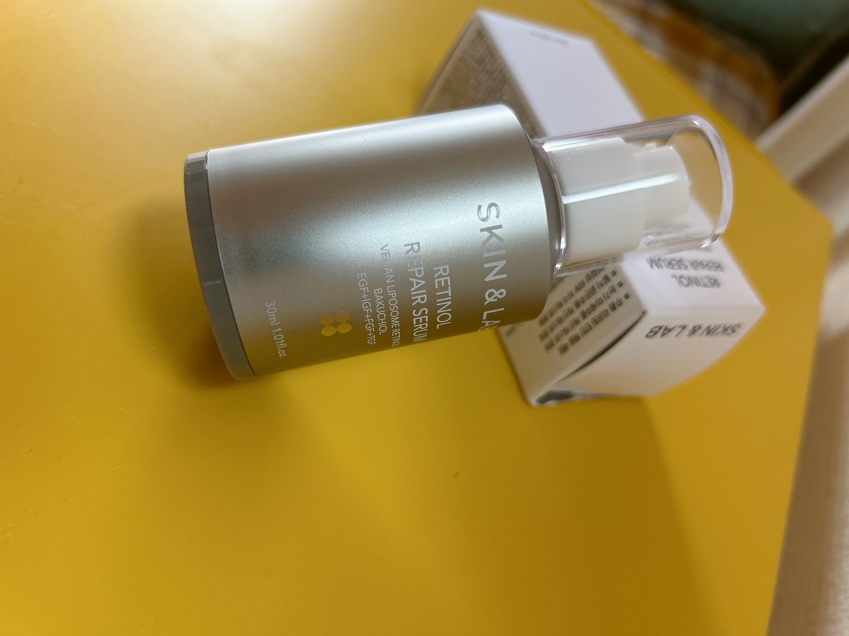 ヴィーガンリポソームレチノールセラム/SKIN&LAB/美容液を使ったクチコミ（3枚目）