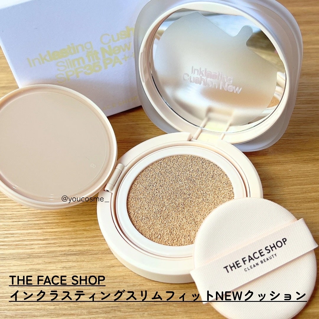 インクラスティングクッションファンデーション/THE FACE SHOP/クッションファンデーションを使ったクチコミ(2枚目)