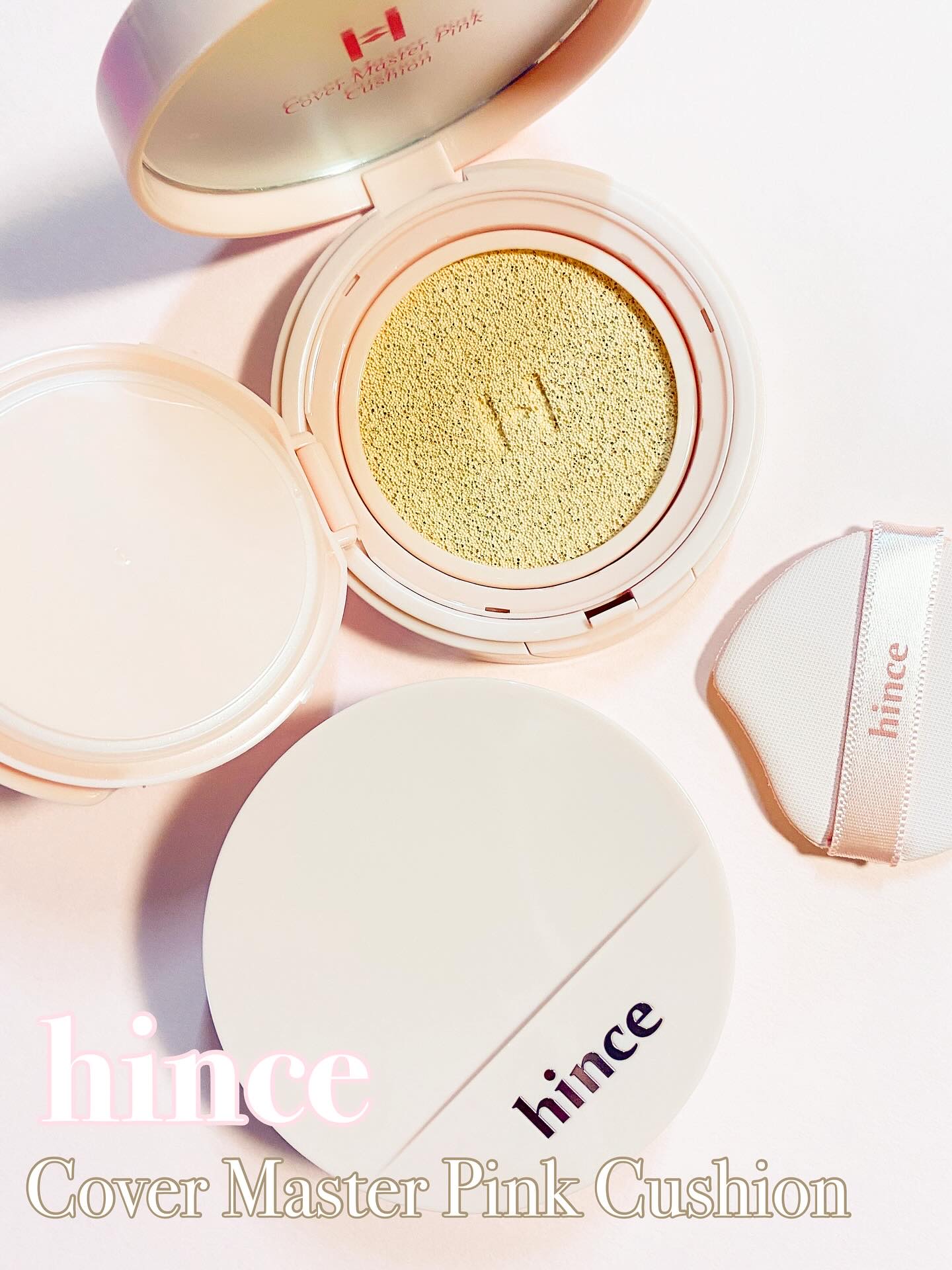 カバーマスターピンククッション/hince/クッションファンデーションを使ったクチコミ（1枚目）