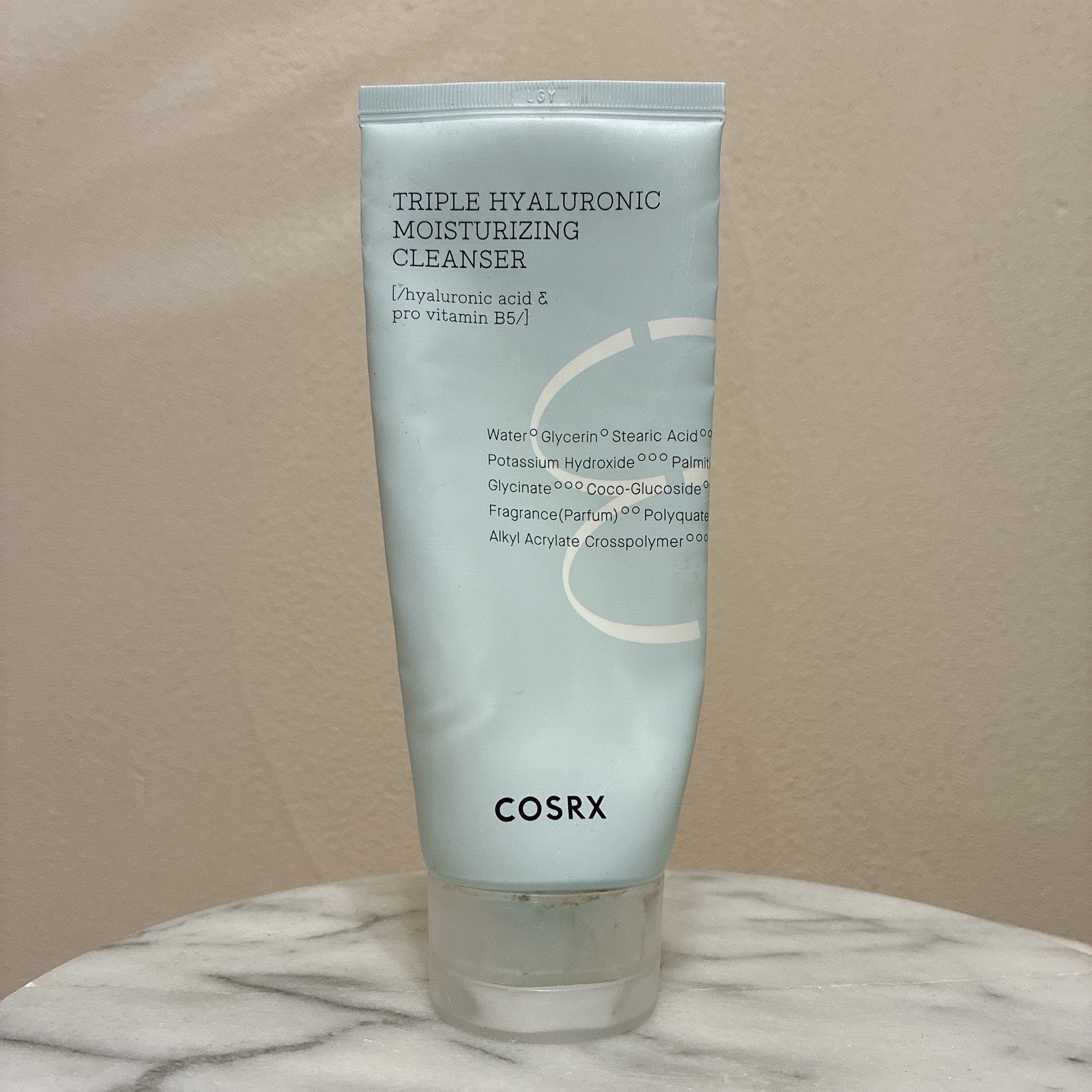 ハイドリウム トリプルヒアルロニックモイスチャライジングクレンザー/COSRX/洗顔フォームを使ったクチコミ（1枚目）