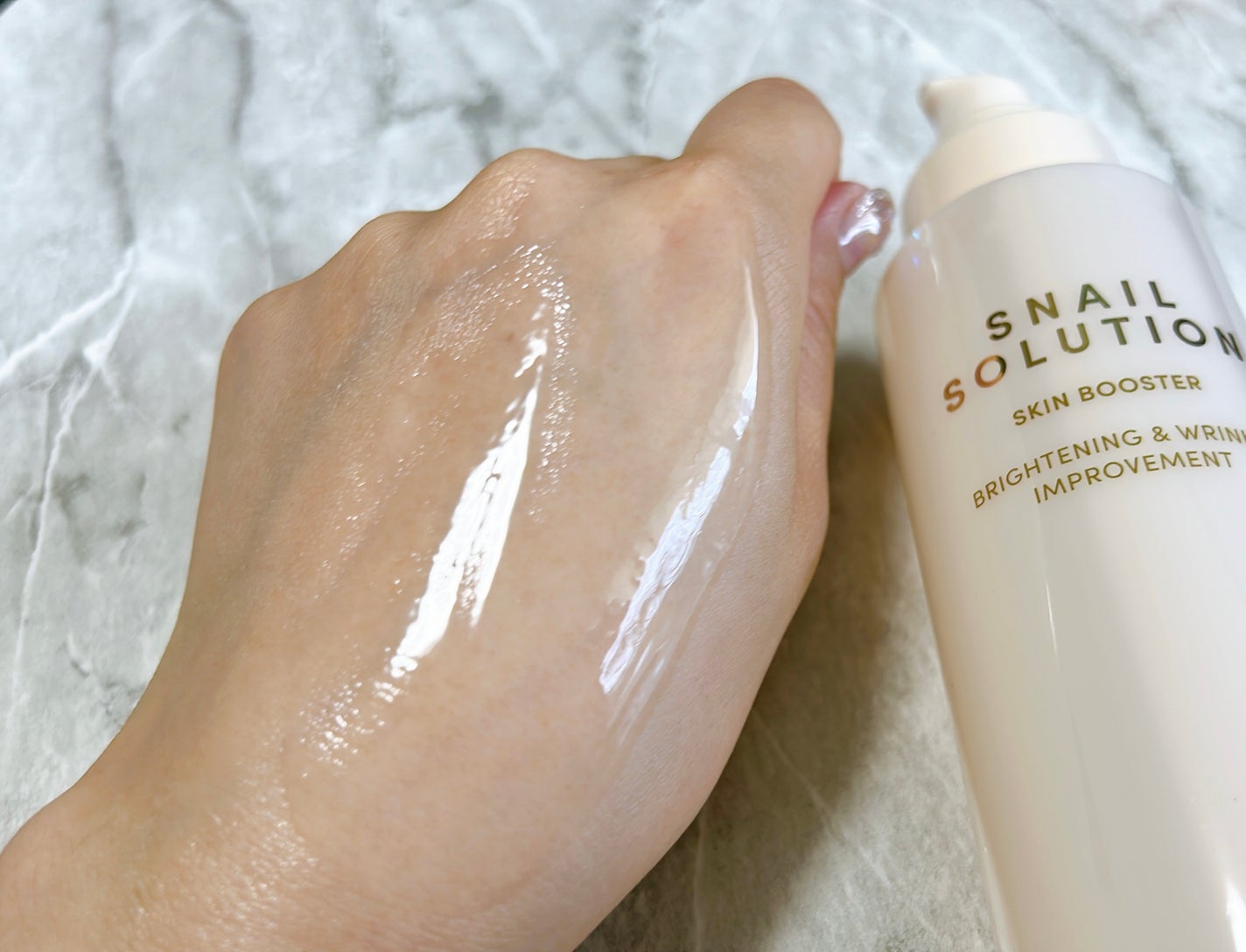 スネイルソリューション スキンブースター(R)/ネイチャーリパブリック/ブースター・導入液を使ったクチコミ(4枚目)