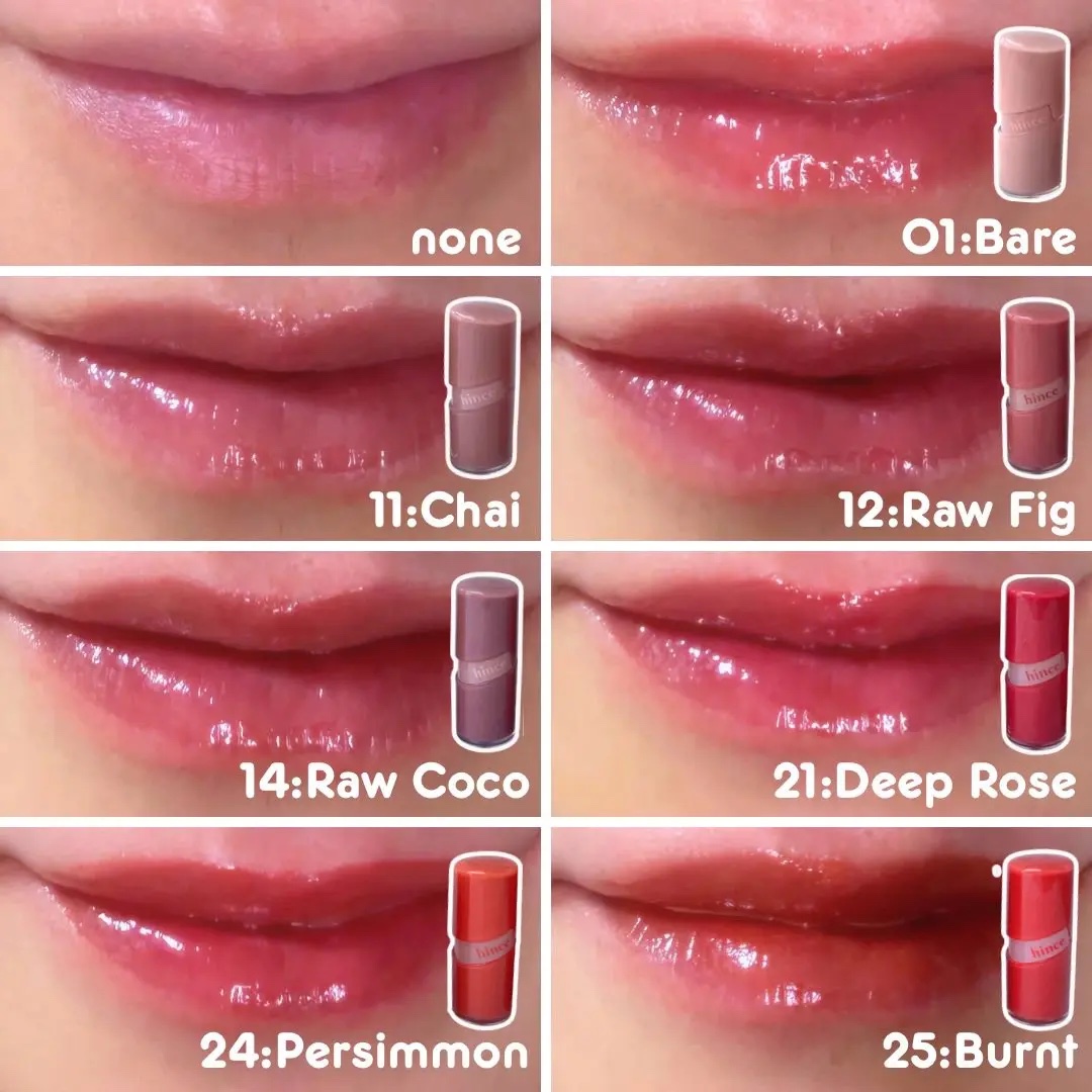 ロウグロウジェルティント R012 ロウ・フィグ（ミニ）/hince/リップティントを使ったクチコミ（3枚目）