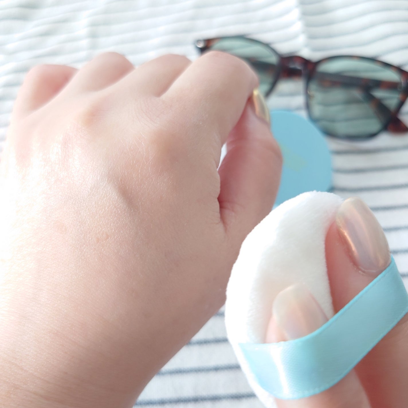 メイク キープ パウダー COOL/コーセーコスメニエンス/ルースパウダーを使ったクチコミ(4枚目)