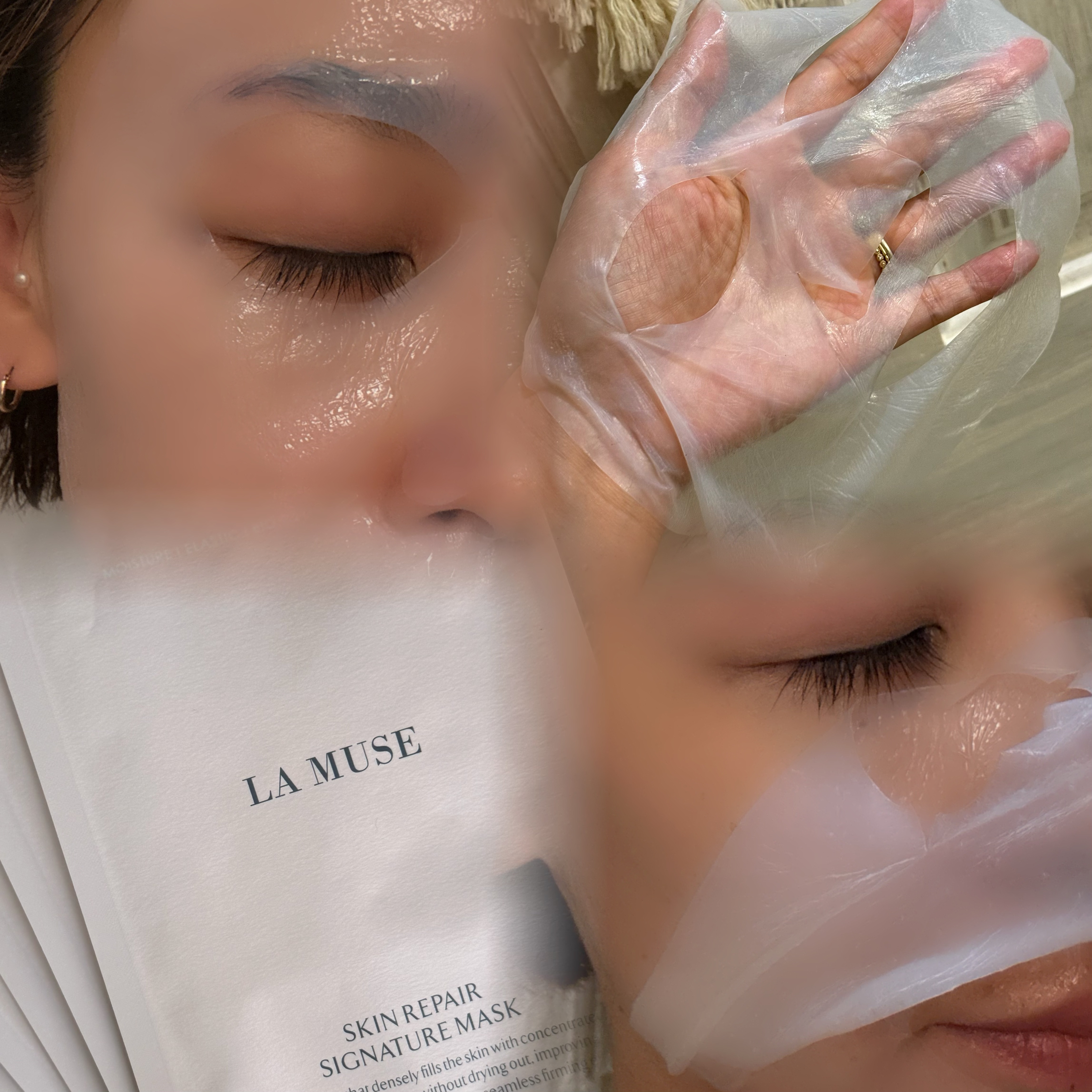 スキンリペアシグネチャーマスク/ラミューズ/シートマスク・パックを使ったクチコミ（2枚目）