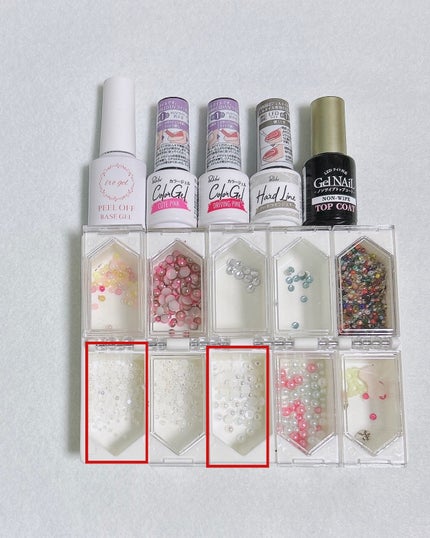 ジェルネイル(ライト対応)/セリア/ジェルネイルを使ったクチコミ(4枚目)