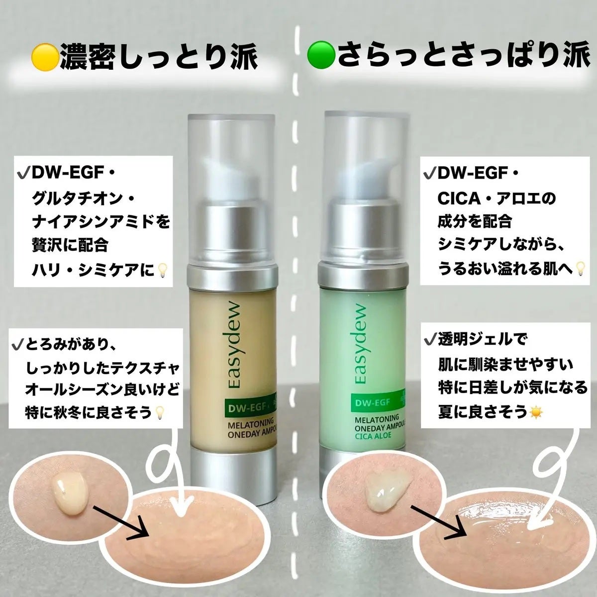 DW-EGF メラ ワンデーセラム/Easydew/美容液を使ったクチコミ(2枚目)