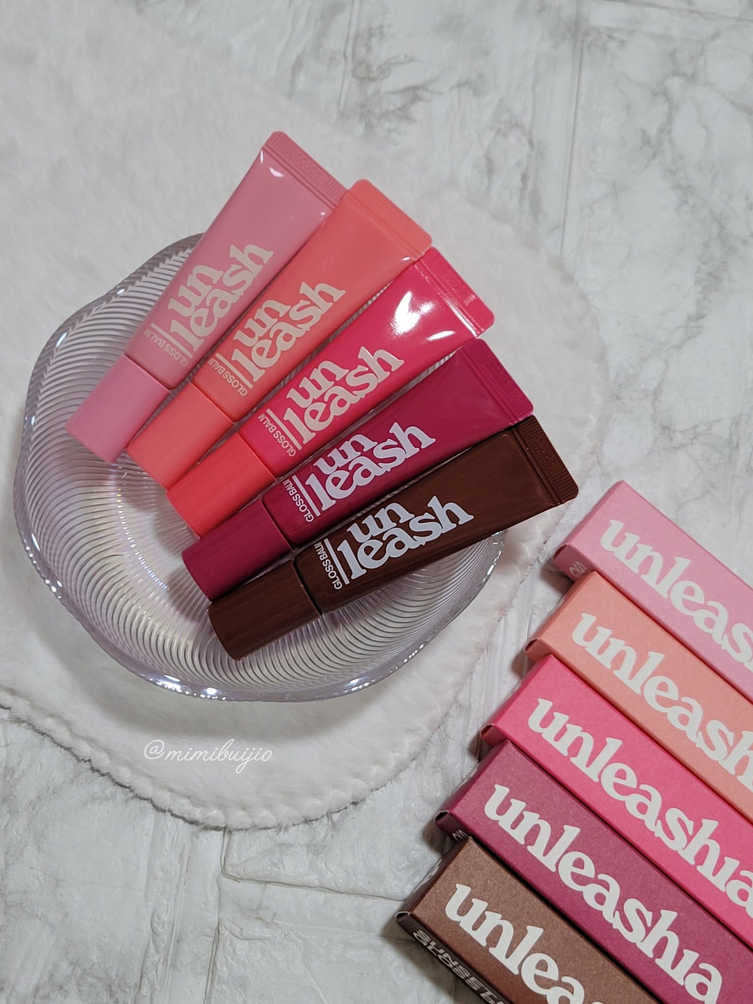 サンセットダズルグロスバーム/unleashia/リップグロスを使ったクチコミ（1枚目）