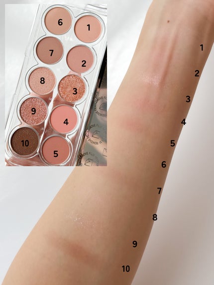 ライトオンアイズシャドウパレット/ルミル/アイシャドウパレットを使ったクチコミ(4枚目)