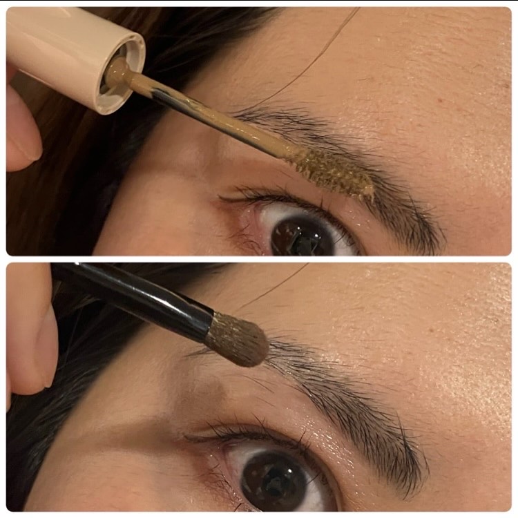 フラッフデザイン アイブロウカラー/Visée/眉マスカラを使ったクチコミ（3枚目）