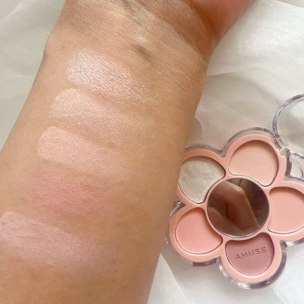 フローラアイパレット/AMUSE/アイシャドウを使ったクチコミ(4枚目)