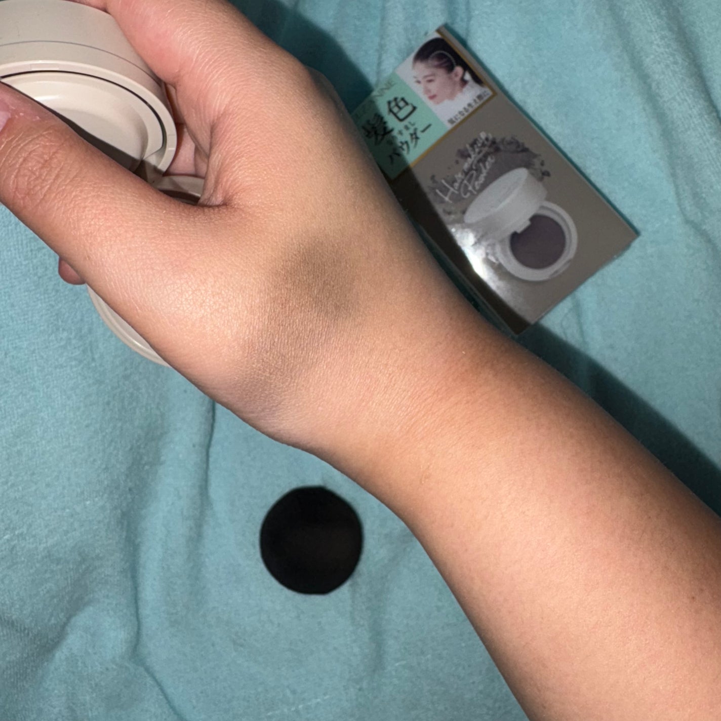 ヘアメイクパウダー/CEZANNE/ヘアケア・スタイリングを使ったクチコミ(2枚目)