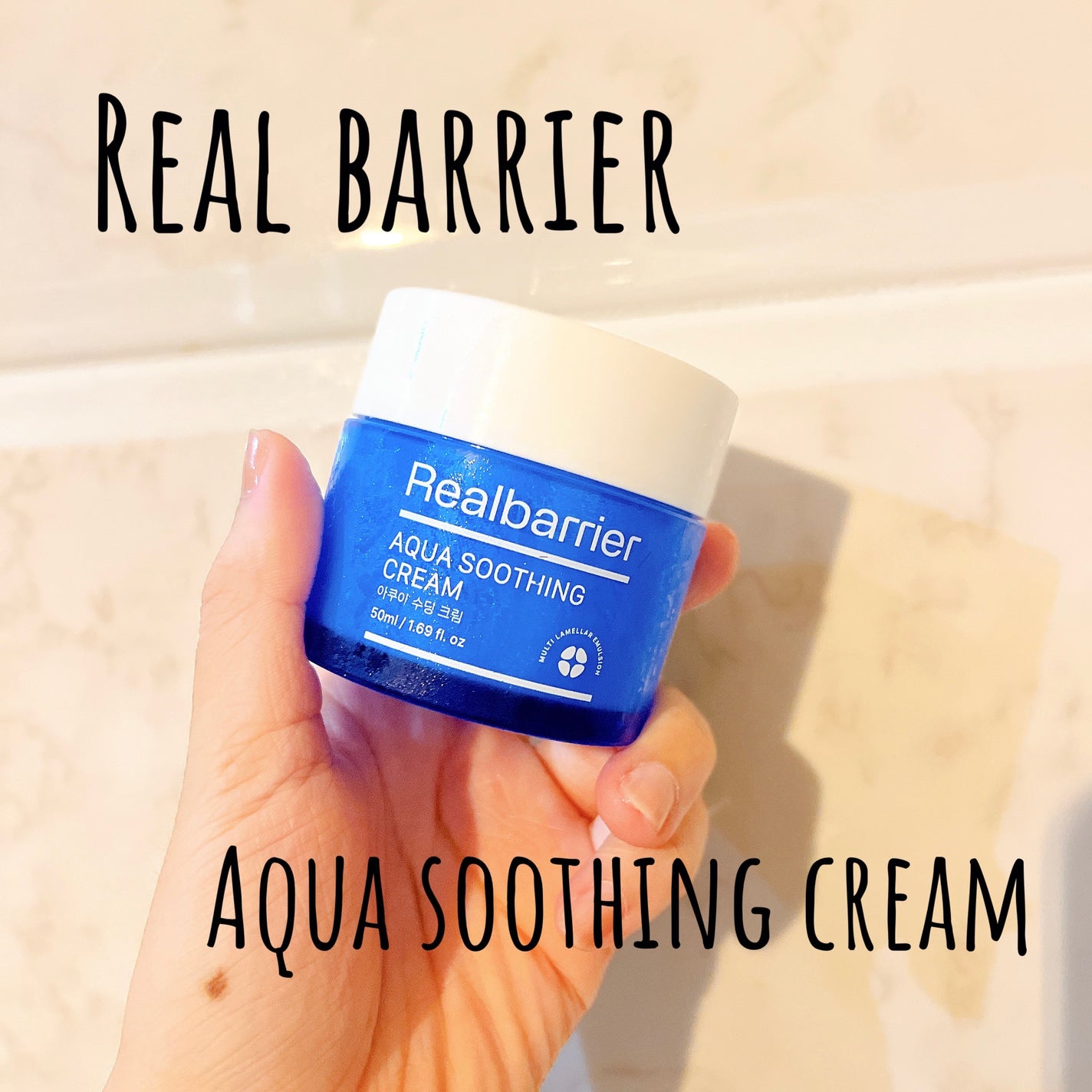 アクアスージングクリーム/Real Barrier/フェイスクリームを使ったクチコミ(1枚目)