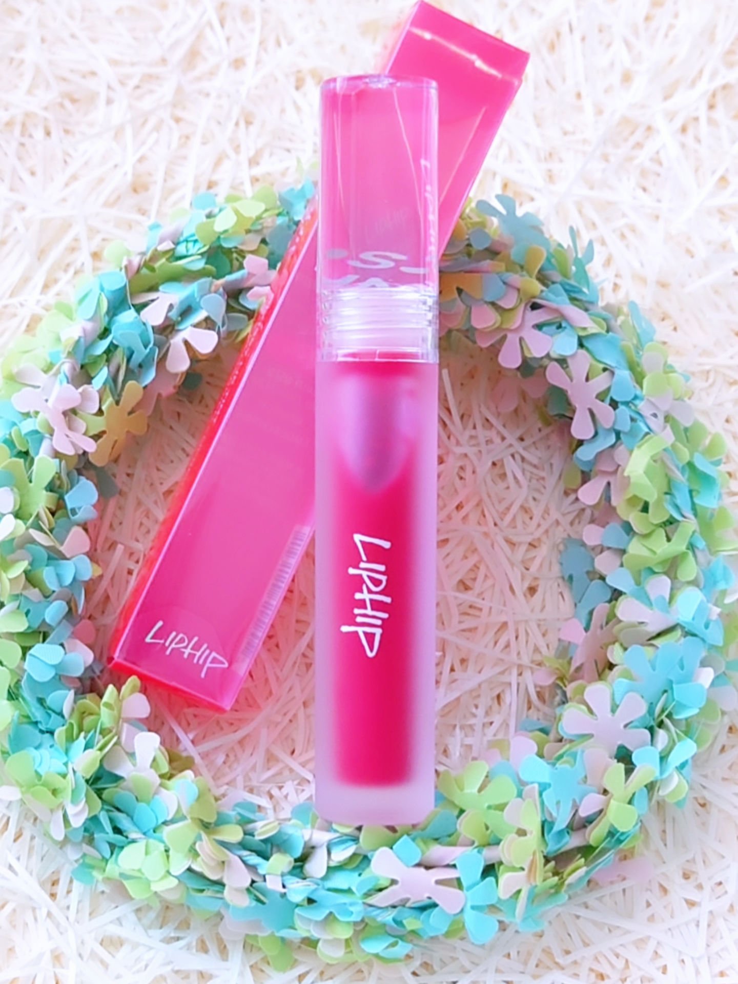 リップヒップグロッシーリップティント #25 ユールックラブリー/LIPHIP(リップヒップ)/口紅を使ったクチコミ（1枚目）