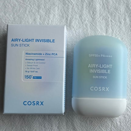 エアリーライト 透明UVスティック/COSRX/日焼け止めスティックを使ったクチコミ(5枚目)