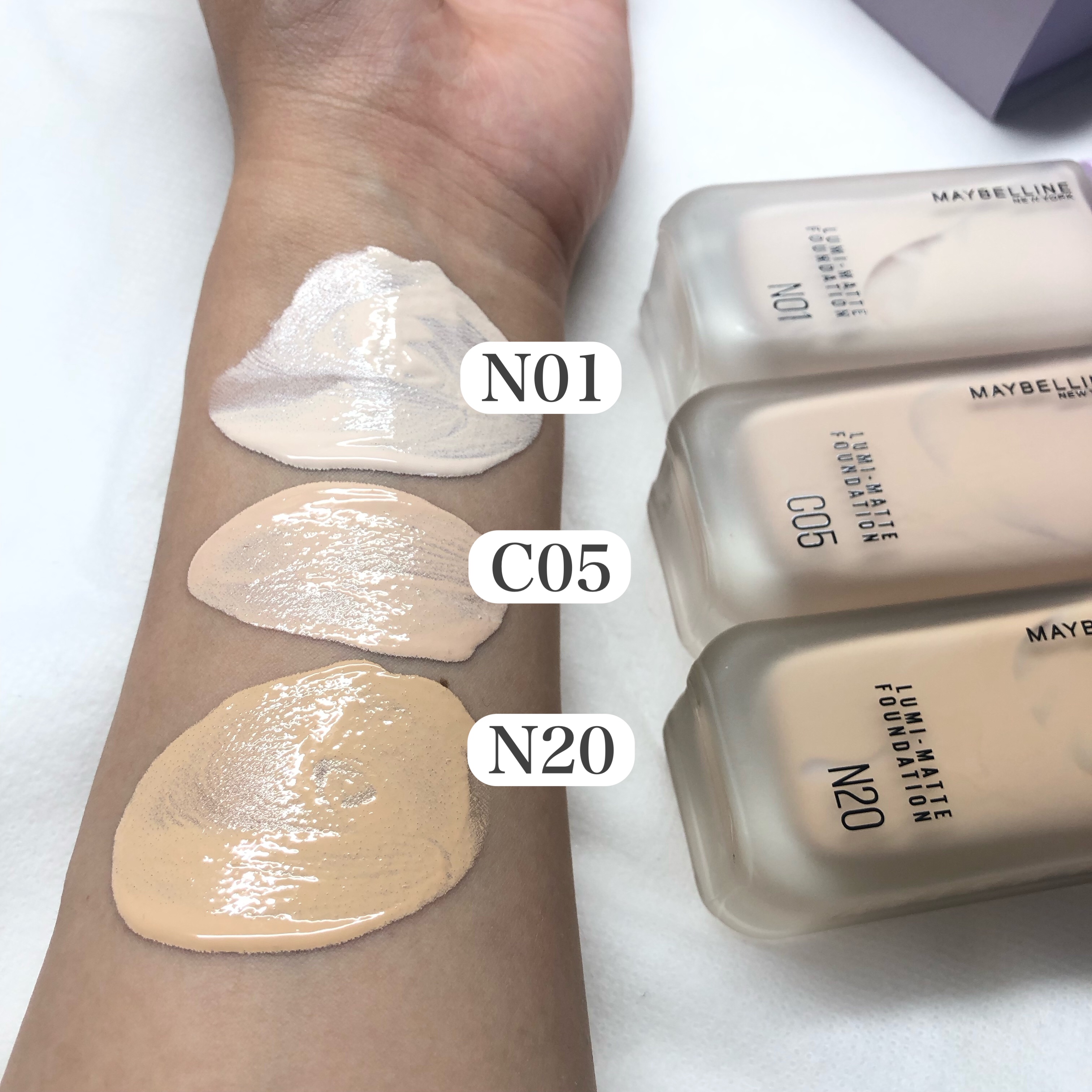 SPステイ ルミマット リキッド ファンデーション/MAYBELLINE NEW YORK/リキッドファンデーションを使ったクチコミ（3枚目）