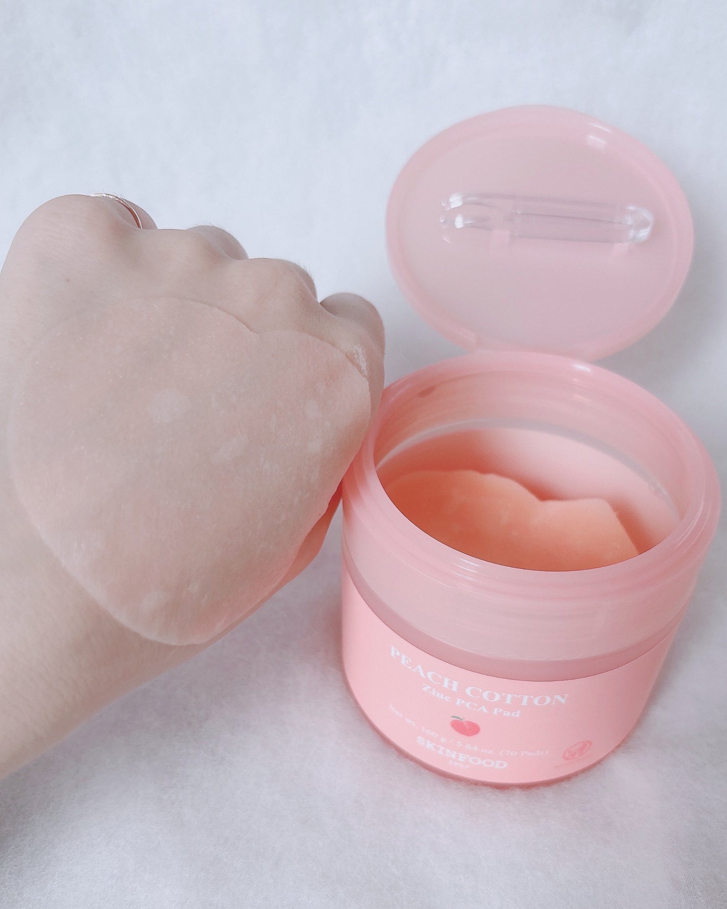 ピーチコットン ジンクPCAパッド/SKINFOOD/トナーパッドを使ったクチコミ(2枚目)