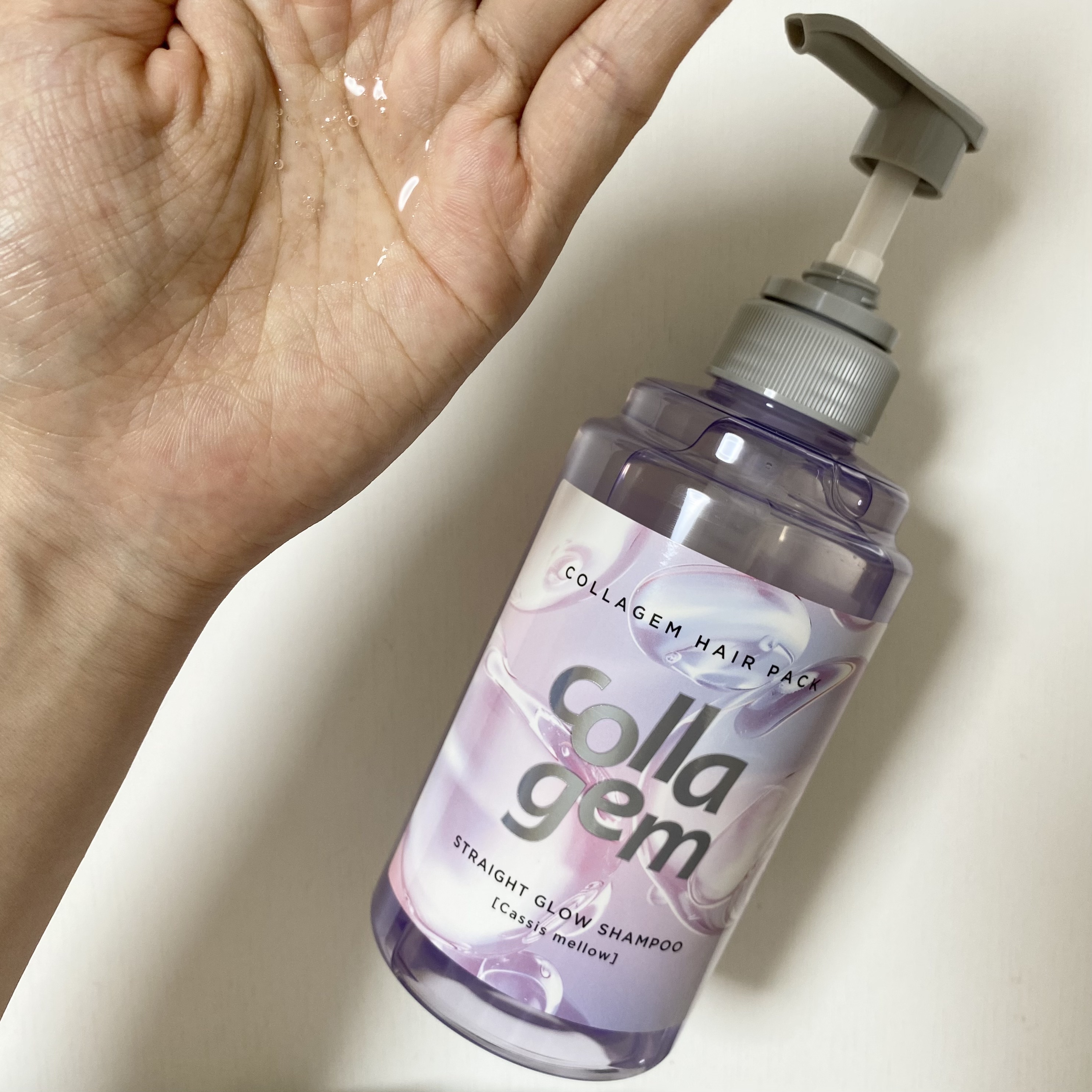 コラジェム ストレートグロウシャンプー/トリートメント トリートメント440g/collagem/市販シャンプーを使ったクチコミ（2枚目）