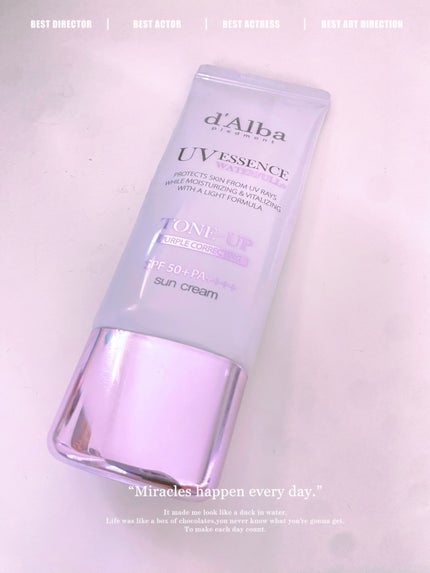 ウォータフルトーンアップサンクリーム/ダルバ/日焼け止めクリームを使ったクチコミ(1枚目)