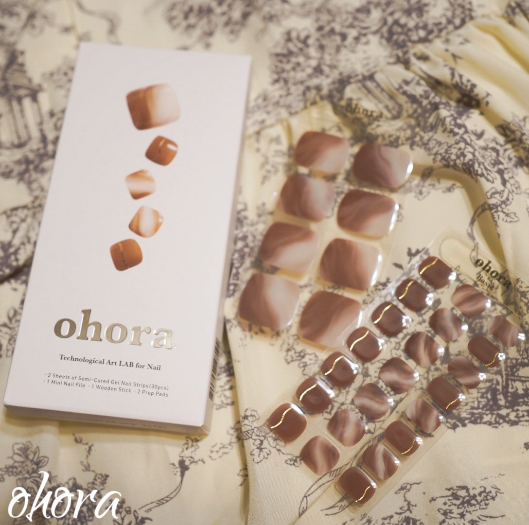 セミキュアジェルネイル(ハンド)/ohora/ネイルシールを使ったクチコミ(5枚目)