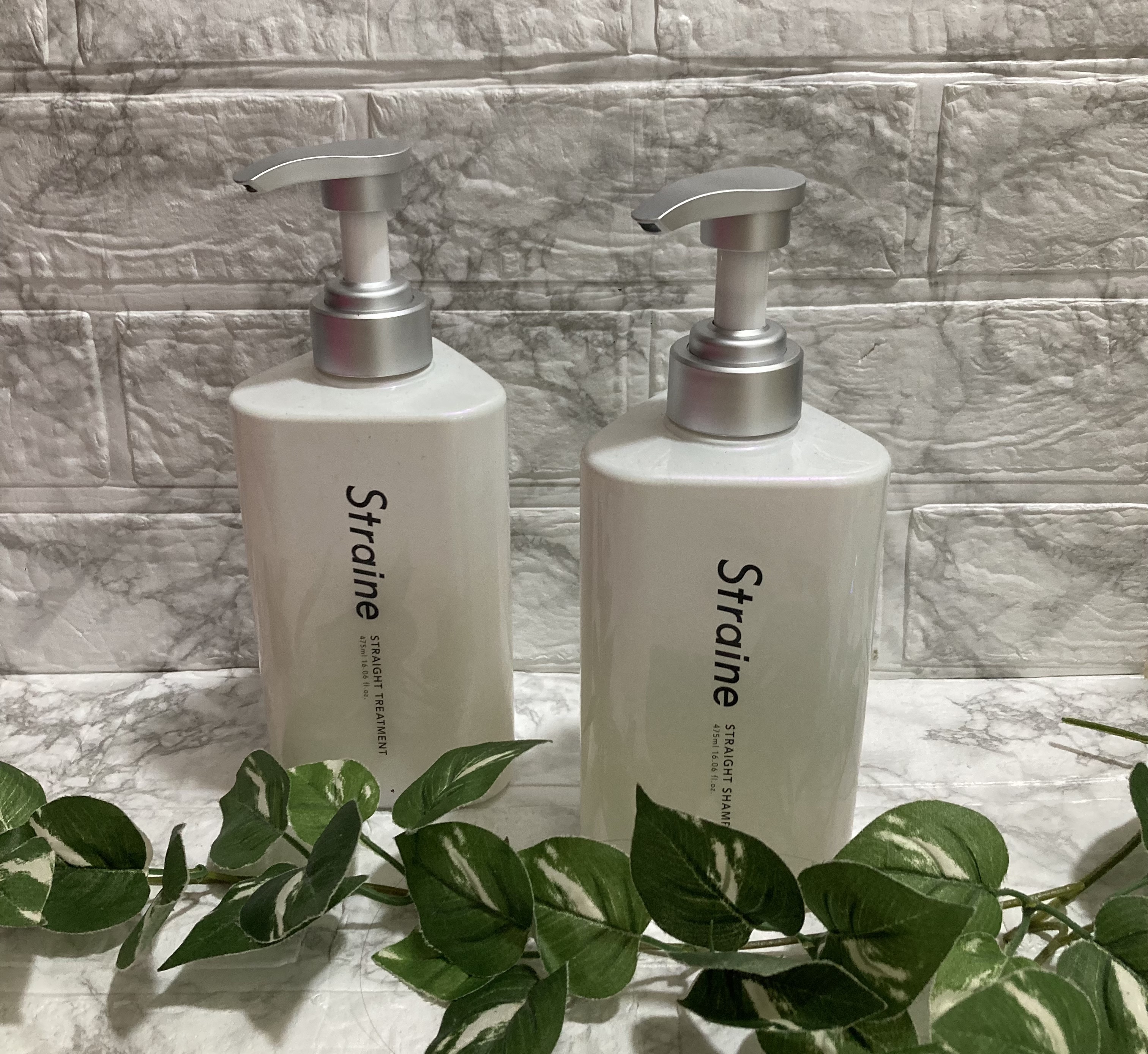 ストレートシャンプー/ストレートトリートメント ホワイトブロッサムの香り/Straine/市販シャンプーを使ったクチコミ（1枚目）