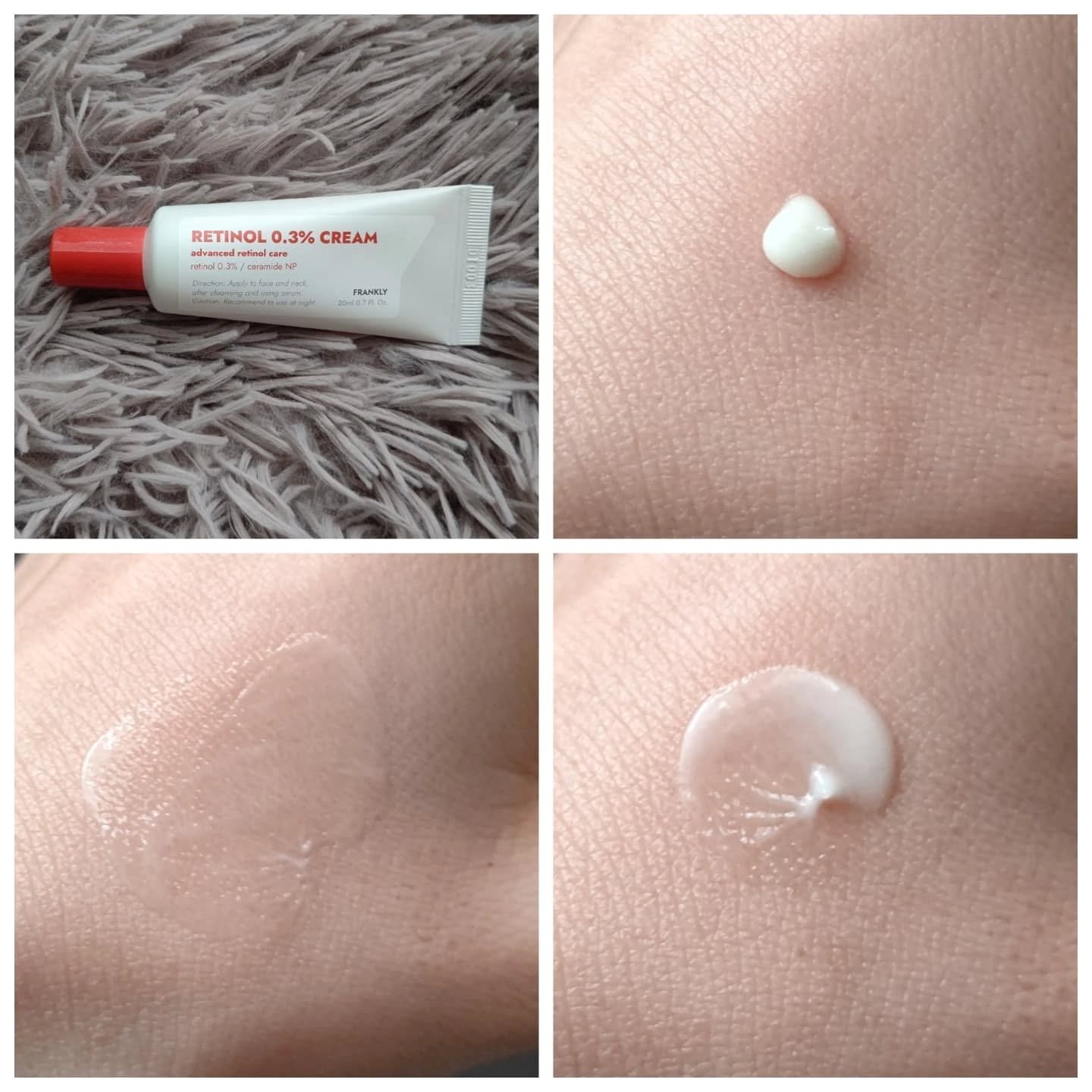 レチノール0.1％クリーム/Frankly/フェイスクリームを使ったクチコミ（3枚目）