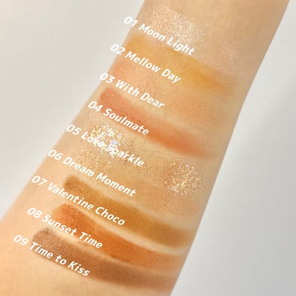 KEYBO FALL IN LOVE SHADOW PALETTE/keybo/アイシャドウパレットを使ったクチコミ(4枚目)