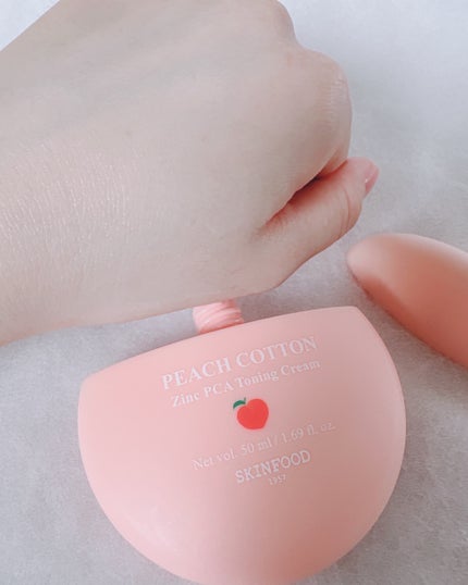 ピーチコットン ジンクPCAパッド/SKINFOOD/トナーパッドを使ったクチコミ(7枚目)