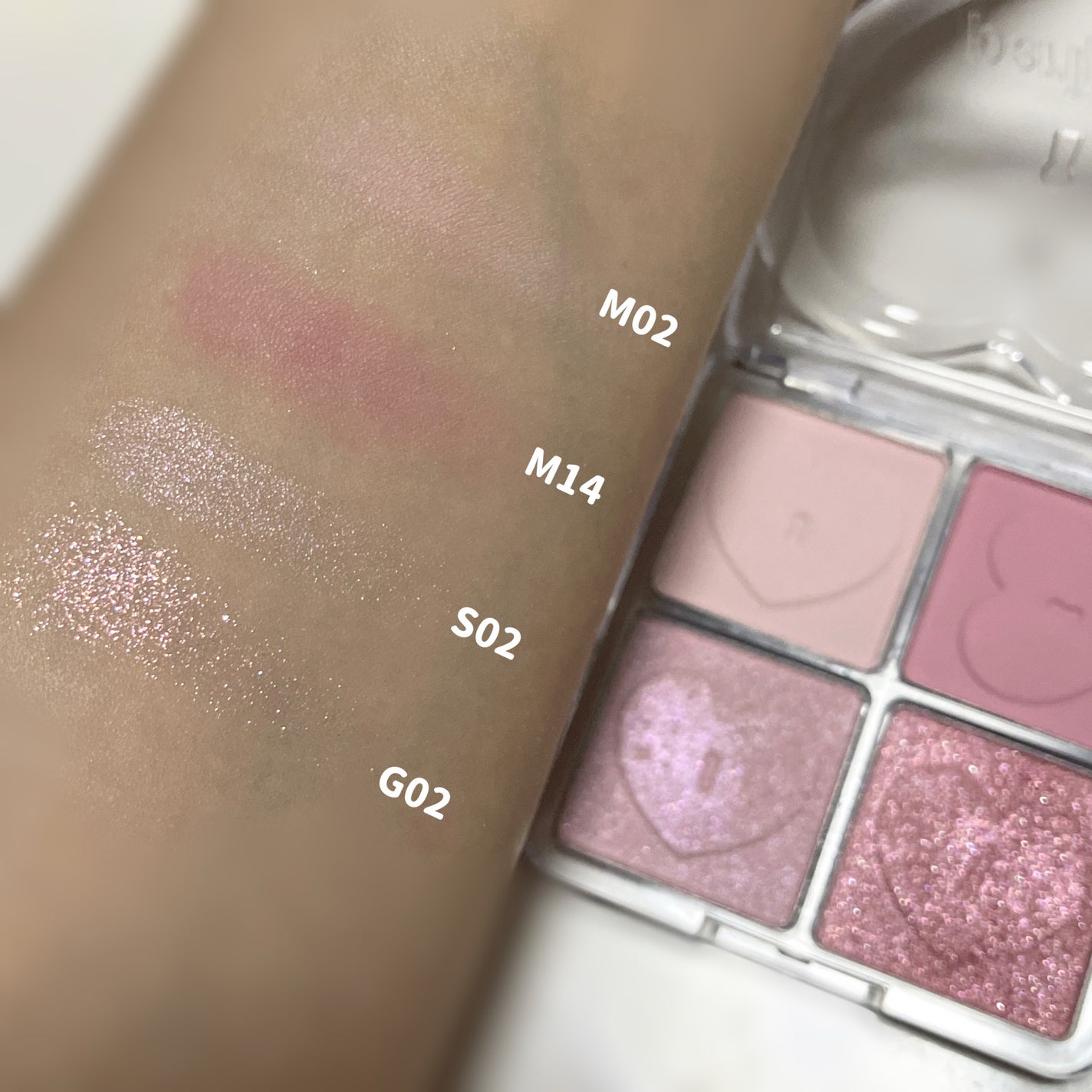 ハート ポケット シングル/PERIPERA/単色アイシャドウを使ったクチコミ(2枚目)