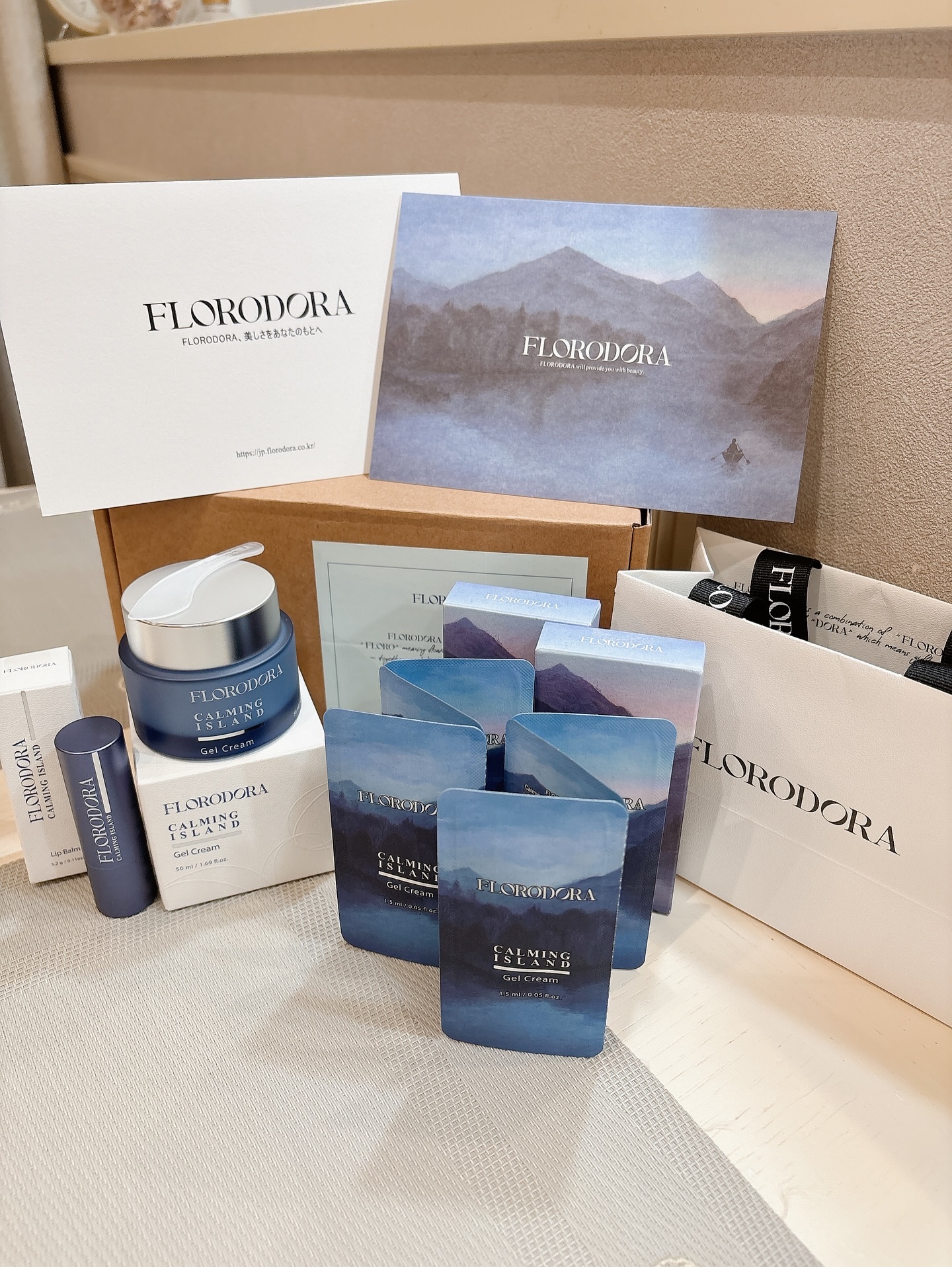 フローロドラ カーミングアイランドジェルクリーム/Florodora/フェイスクリームを使ったクチコミ（2枚目）
