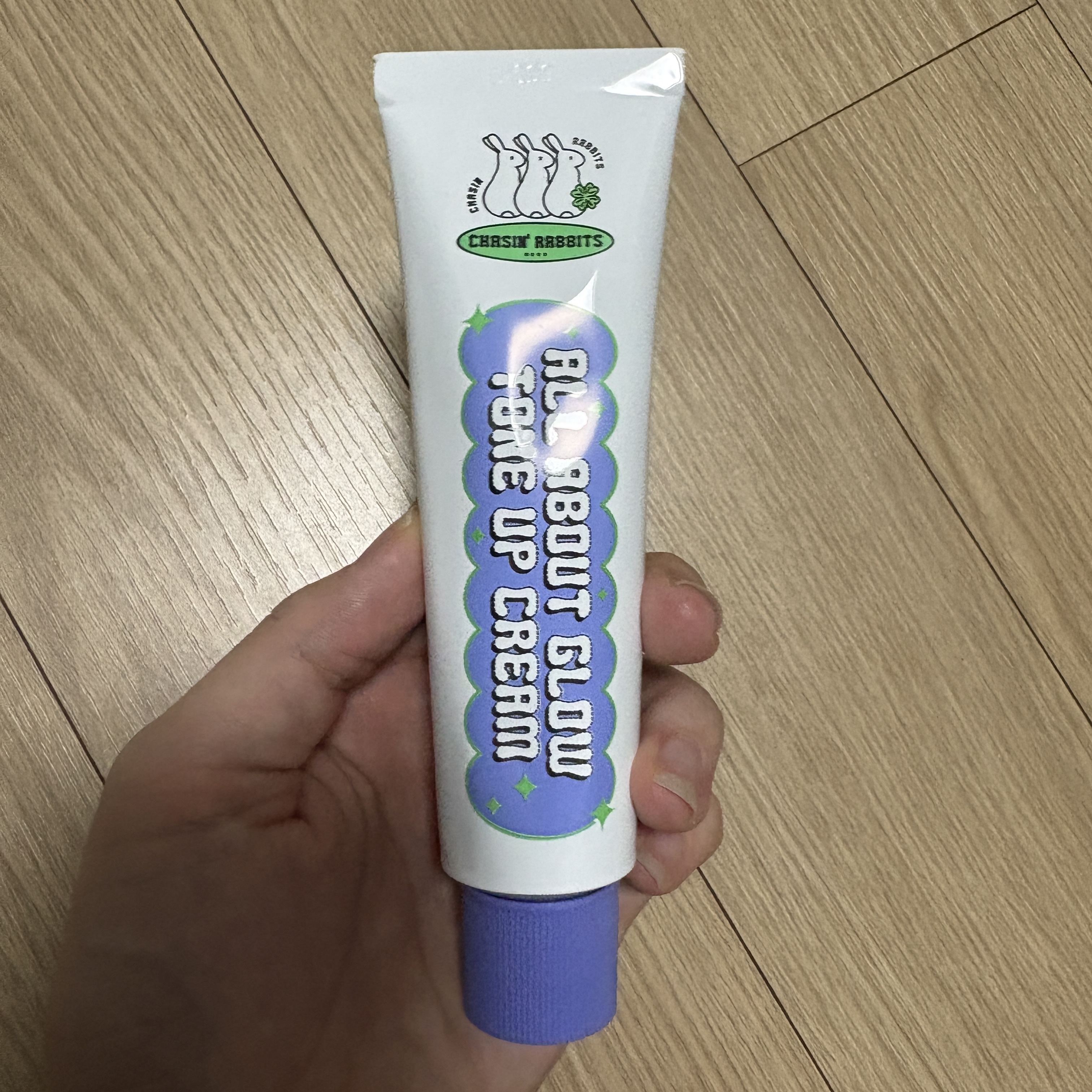 オールアバウトグロウトーンアップクリーム/CHASIN'RABBITS/化粧下地を使ったクチコミ（1枚目）