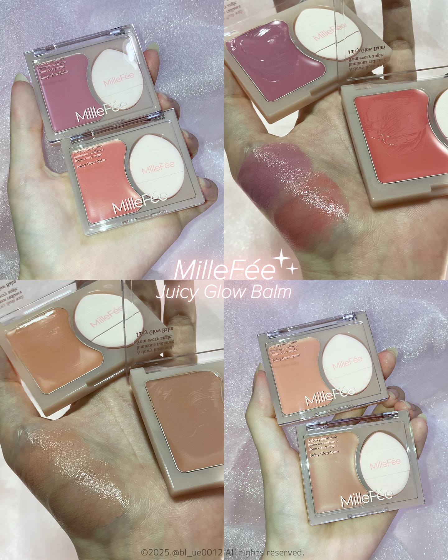 ジューシーグロウバーム/MilleFée/ジェル・クリームチークを使ったクチコミ（1枚目）