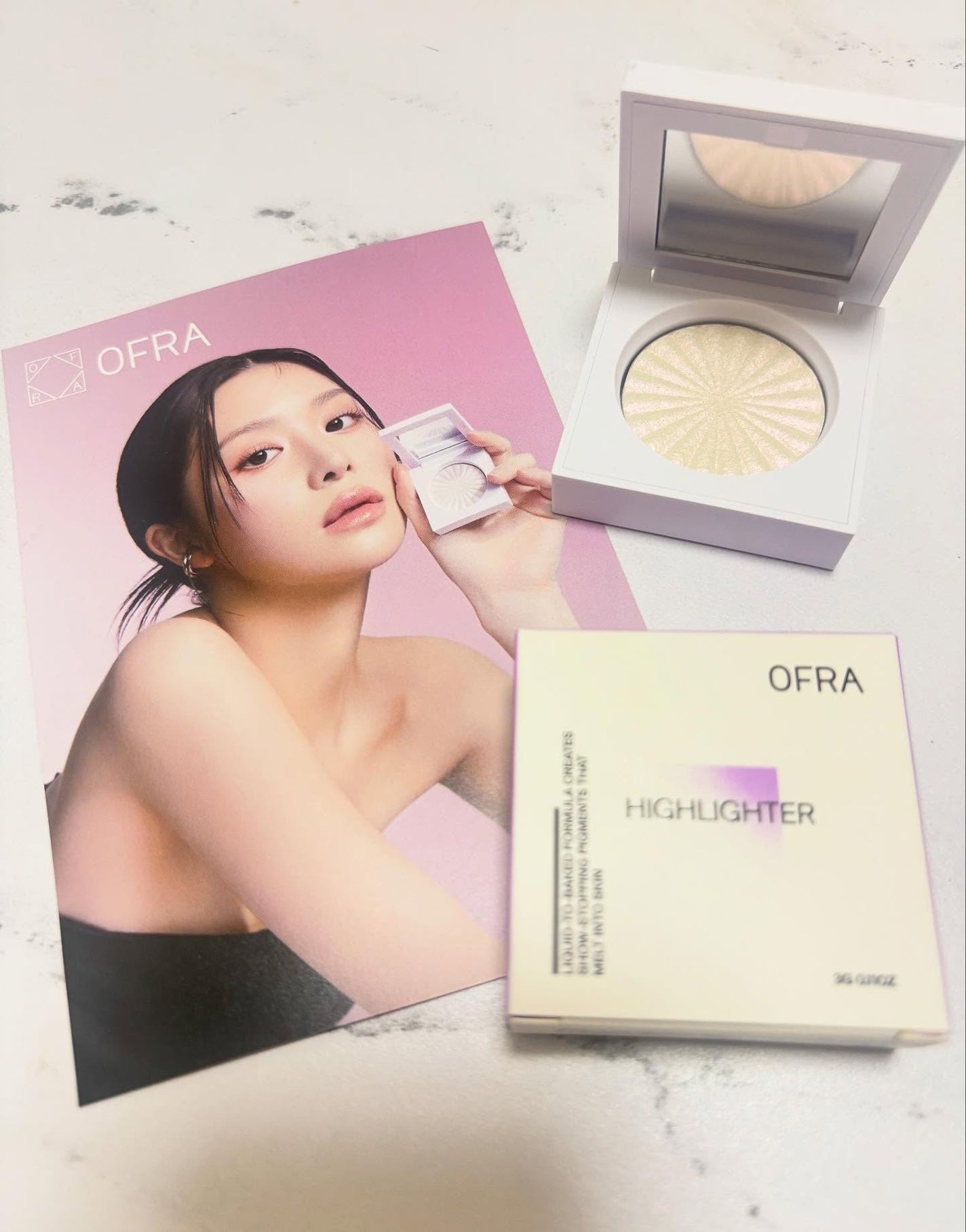 OFRA mini Highlighter/Ofra Cosmetics/パウダーハイライトを使ったクチコミ(2枚目)