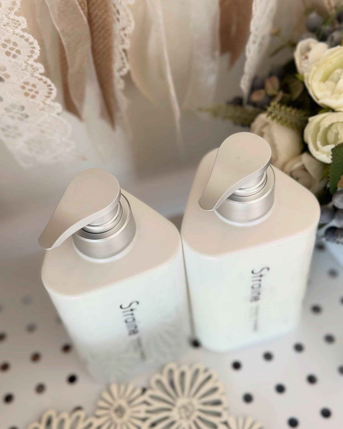 ストレートシャンプー/ストレートトリートメント ホワイトブロッサムの香り/Straine/市販シャンプーを使ったクチコミ（3枚目）