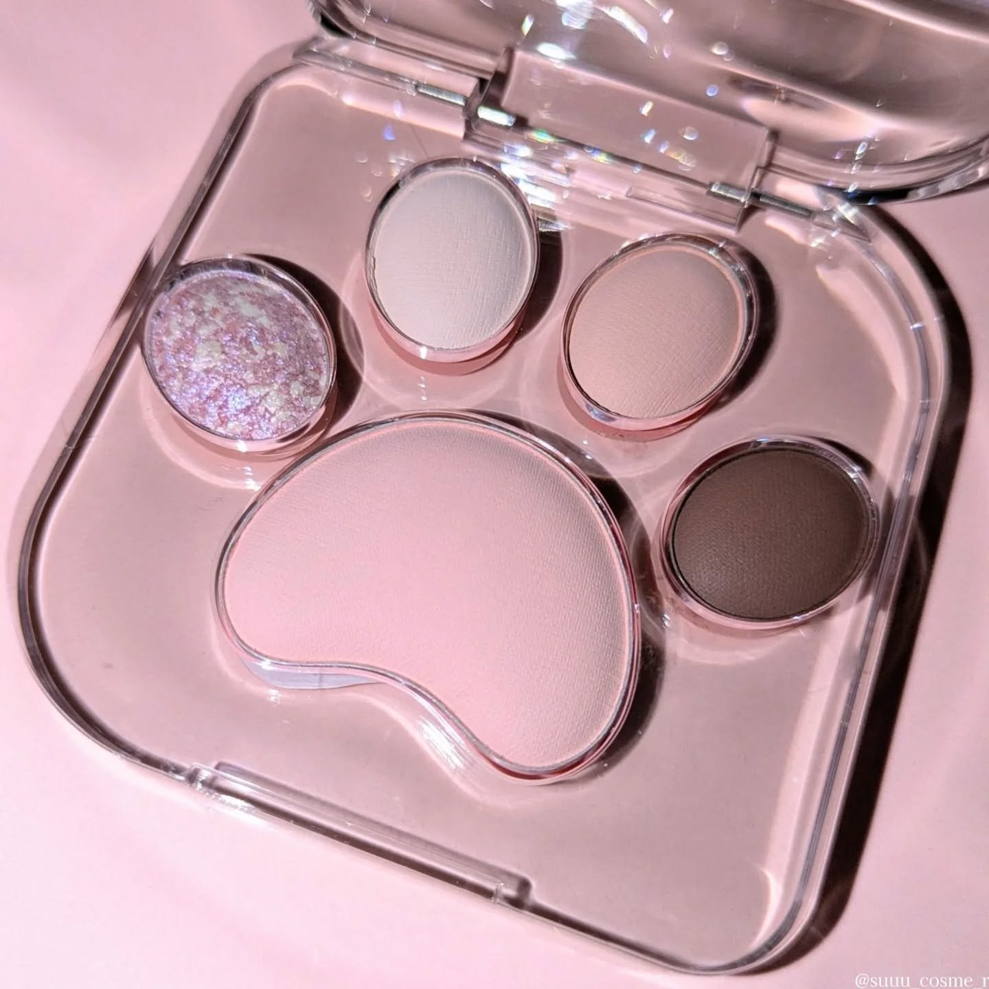 ミャオパウズアイシャドウパレット/MilleFée/アイシャドウパレットを使ったクチコミ（2枚目）