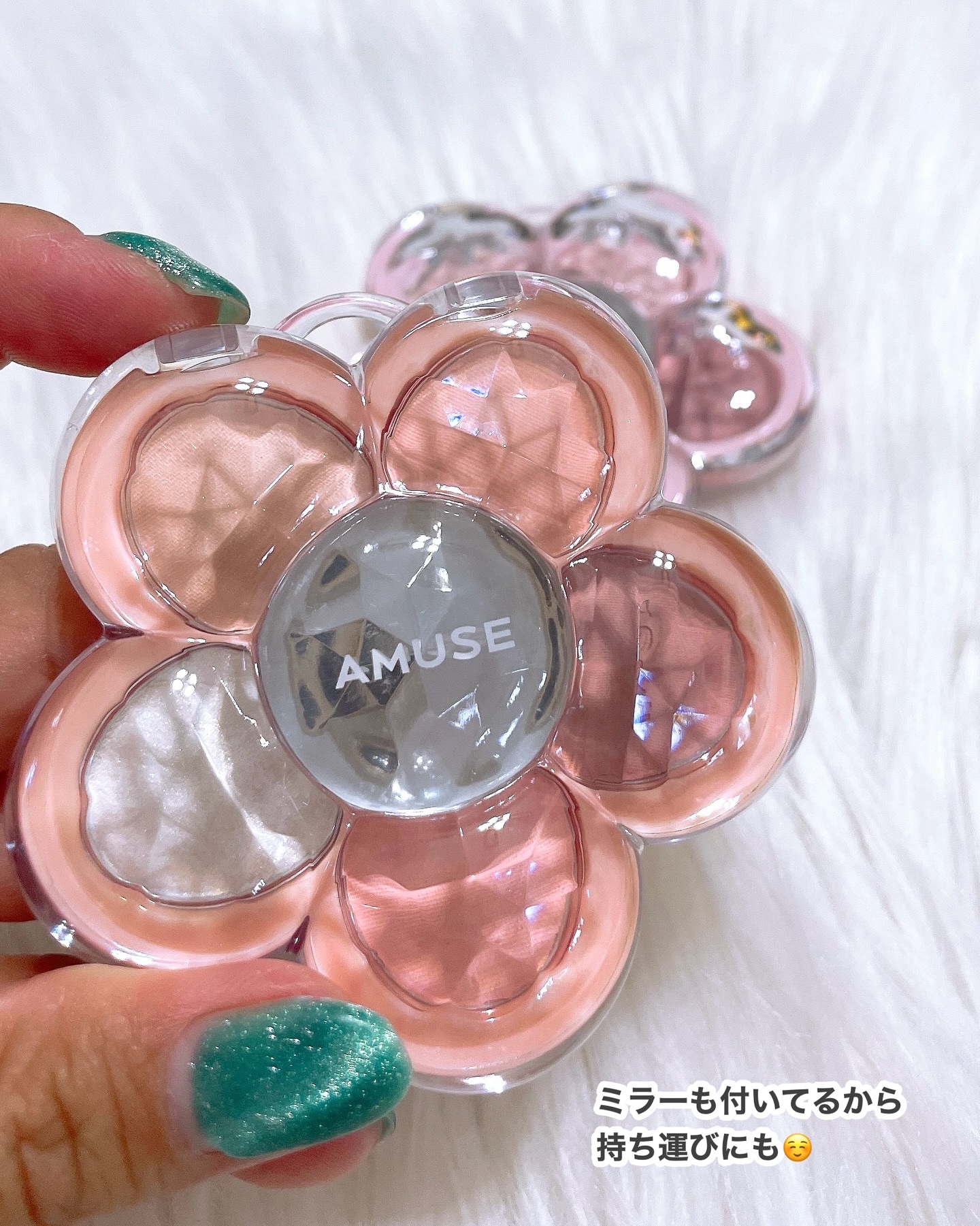 フローラアイパレット/AMUSE/アイシャドウを使ったクチコミ（2枚目）