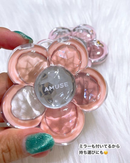フローラアイパレット/AMUSE/アイシャドウを使ったクチコミ(2枚目)